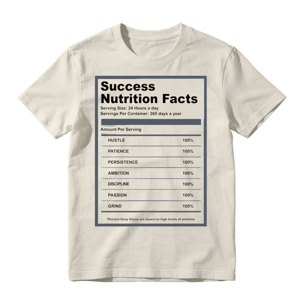 A J 13 Flint Success Nutrition Facts Shirt