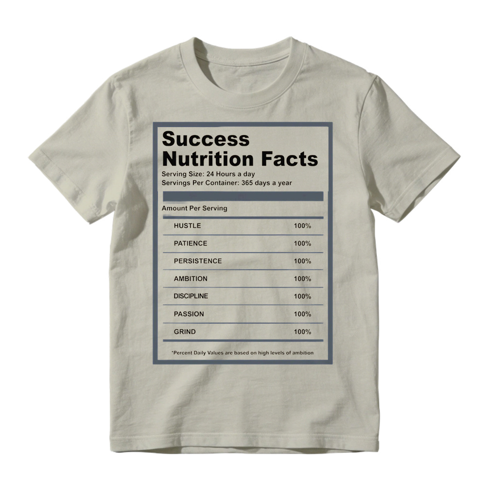 A J 13 Flint Success Nutrition Facts Shirt