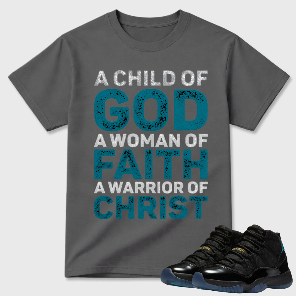 Child Of God Air Jordan 11 Faith Statement Tee