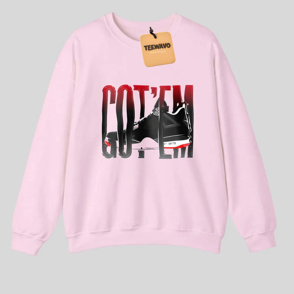 Got Em Sneaker Design Print tshirt 100% cotton