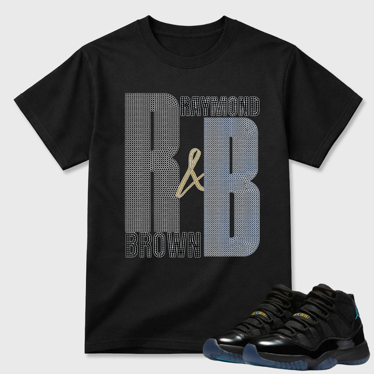 Raymond Brown Initials Air Jordan 11 Streetwear Tee