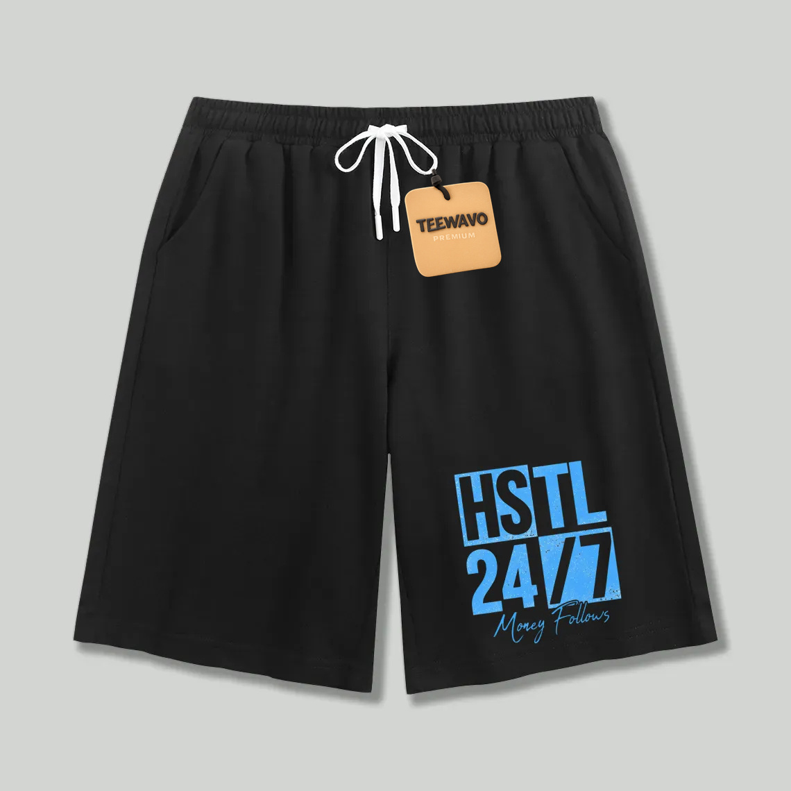 Unisex athletic shorts HSTL 24/7 Money Follows Print