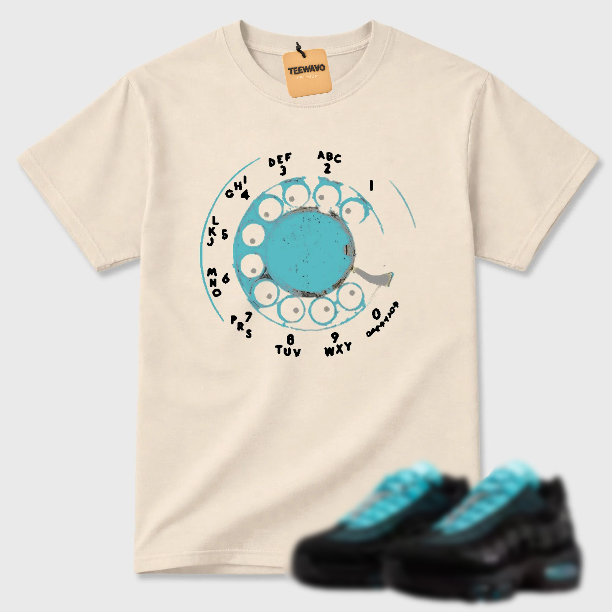 Dial Circle Premium Graphic Tee for Sneaker Matching Outfits