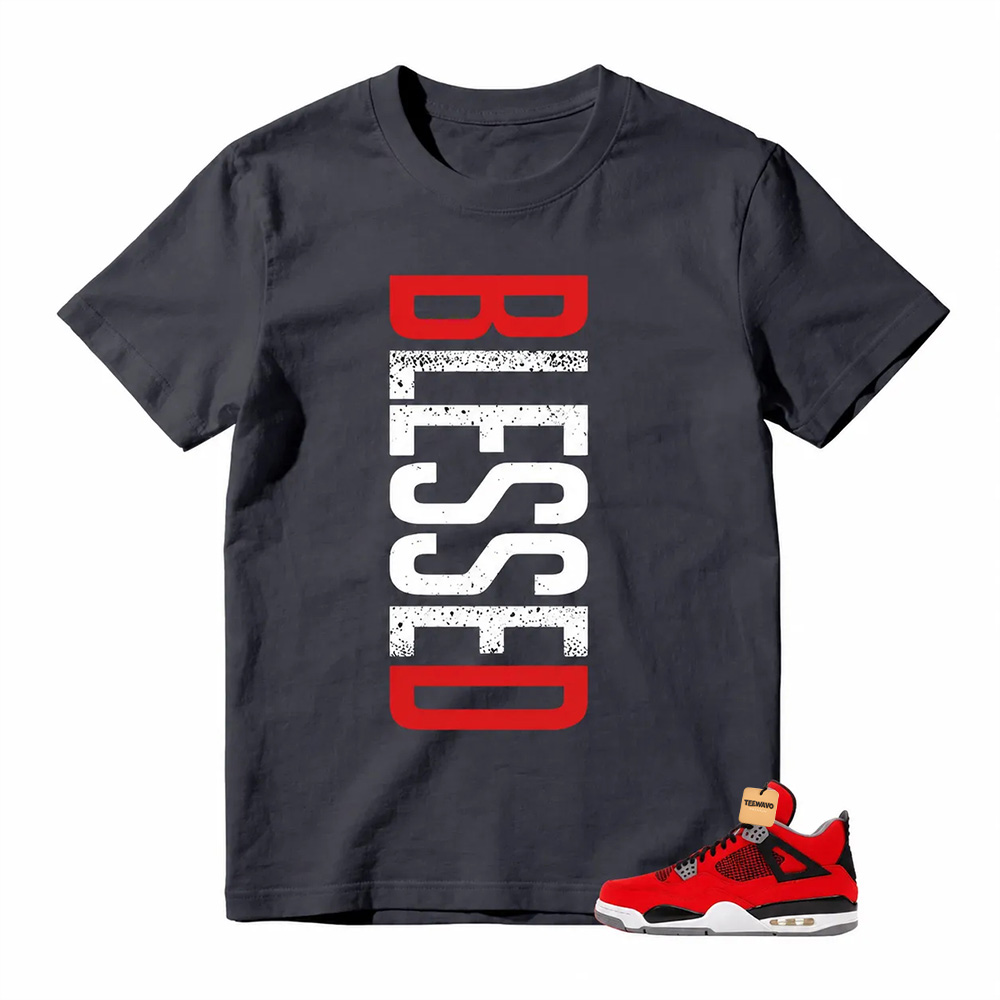 4 Toro Bravo Fire Red White Black Cement Grey 2026 T Shirt Match VERTBLS
