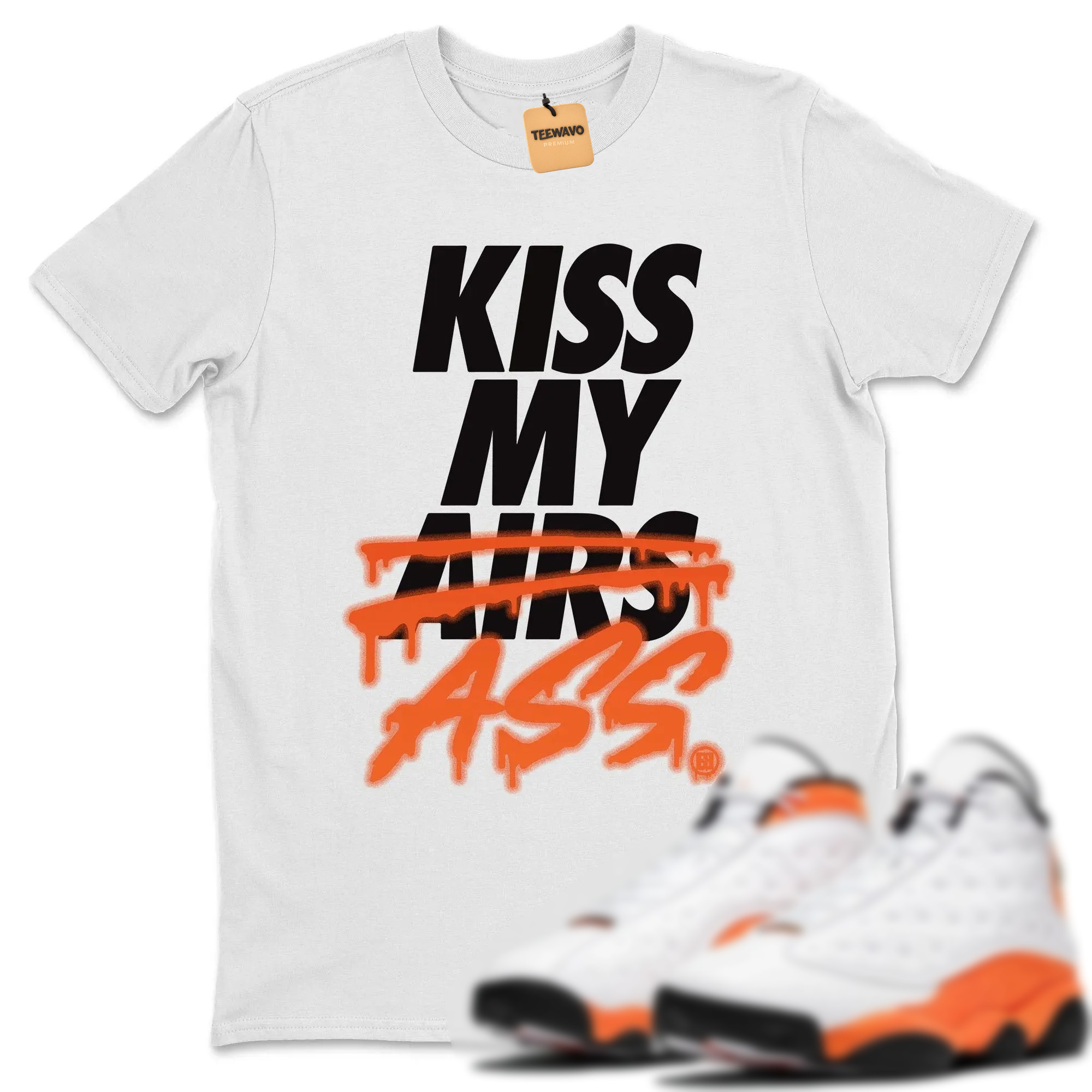 Kiss My Ass Unisex Tops - AJ 13 Starfish
