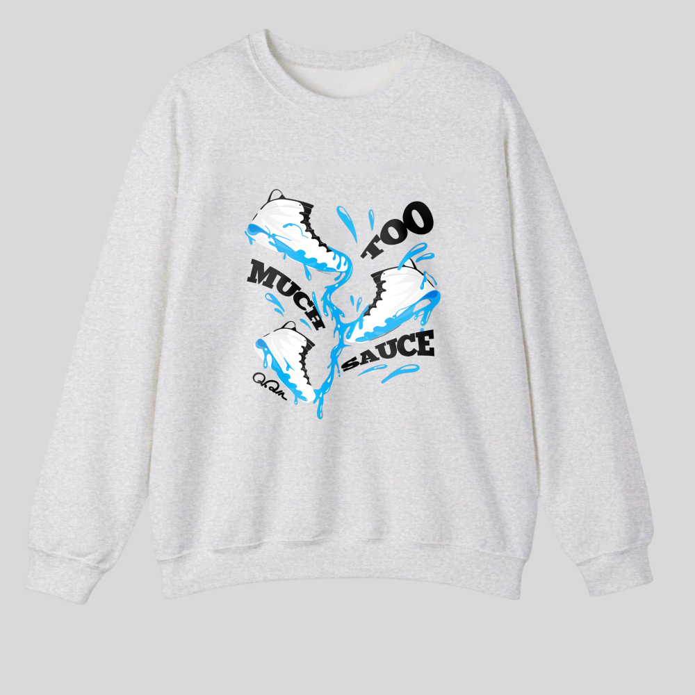 Blue Clouds And Water Splash Design tshirt 100% cotton