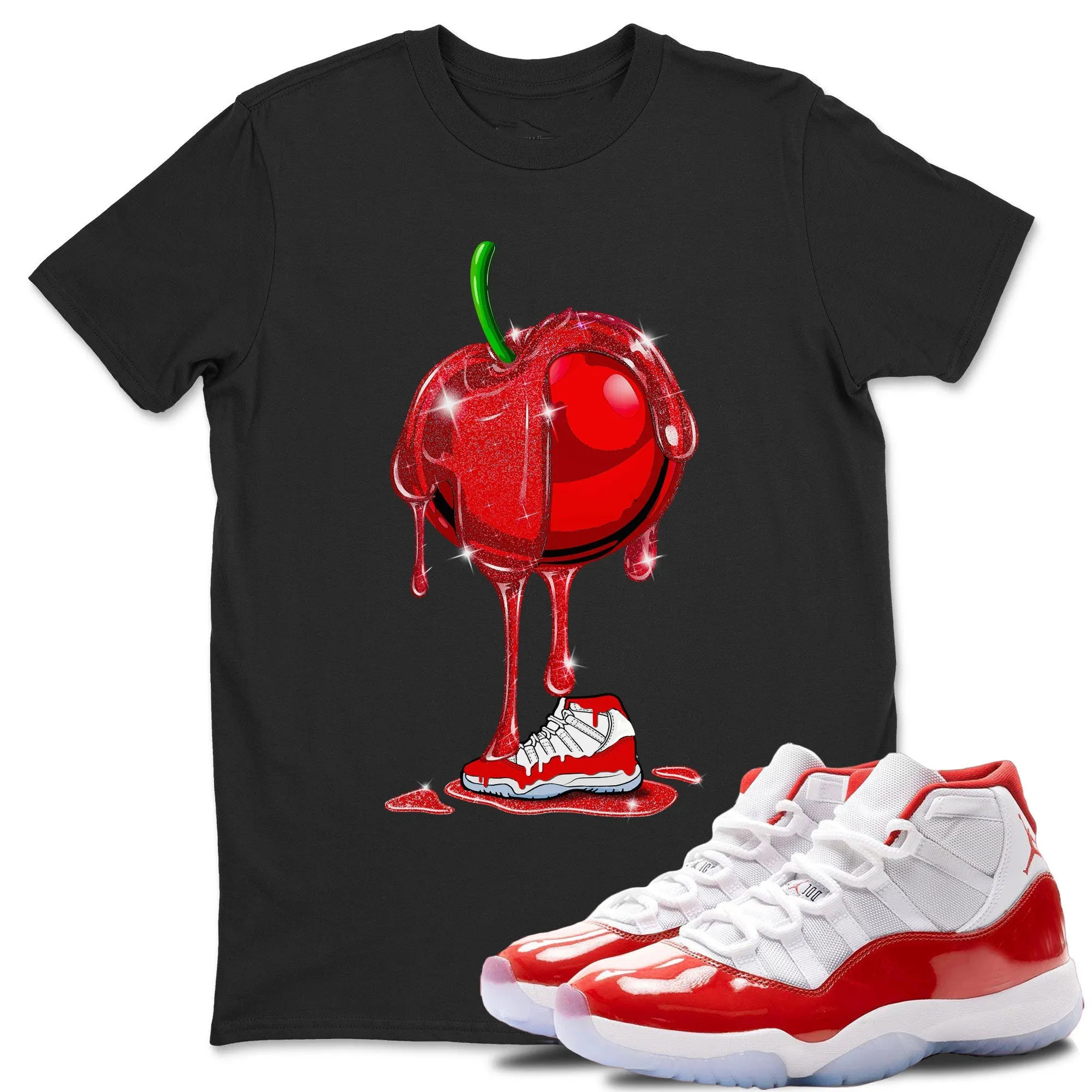 Dripping Cherries Unisex Tops - Air Joordan 11 Cherry
