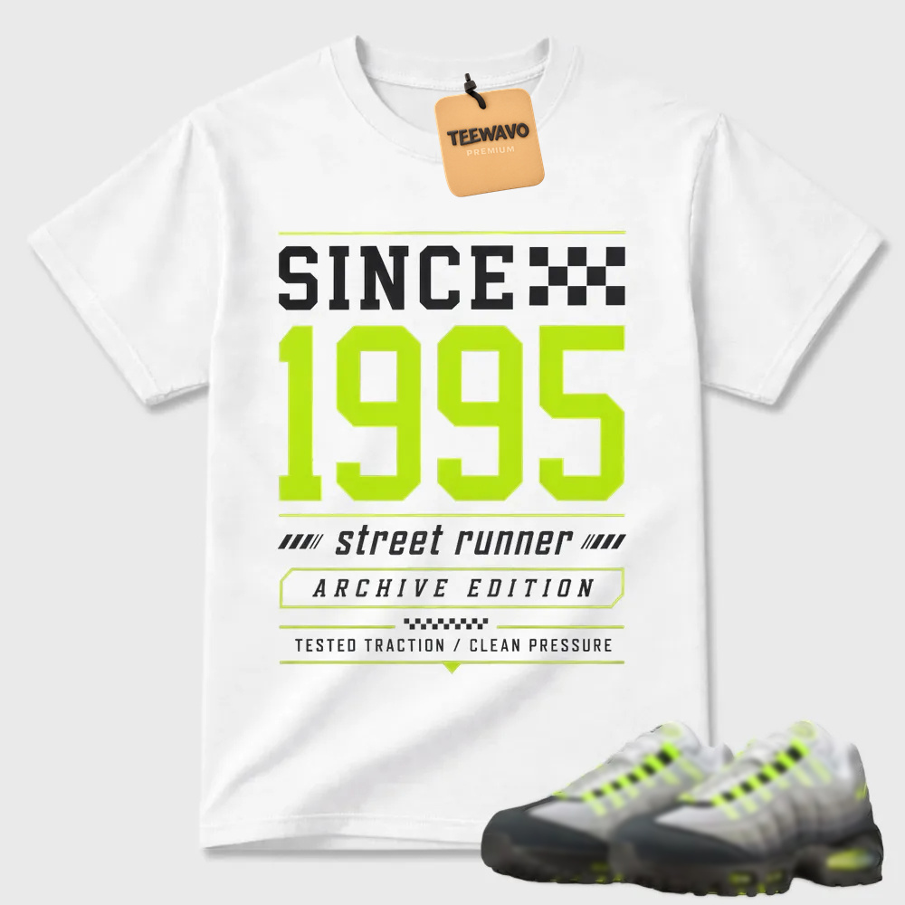 1995 Street Runner Archive Graphic Cotton Crew T-Shirt
