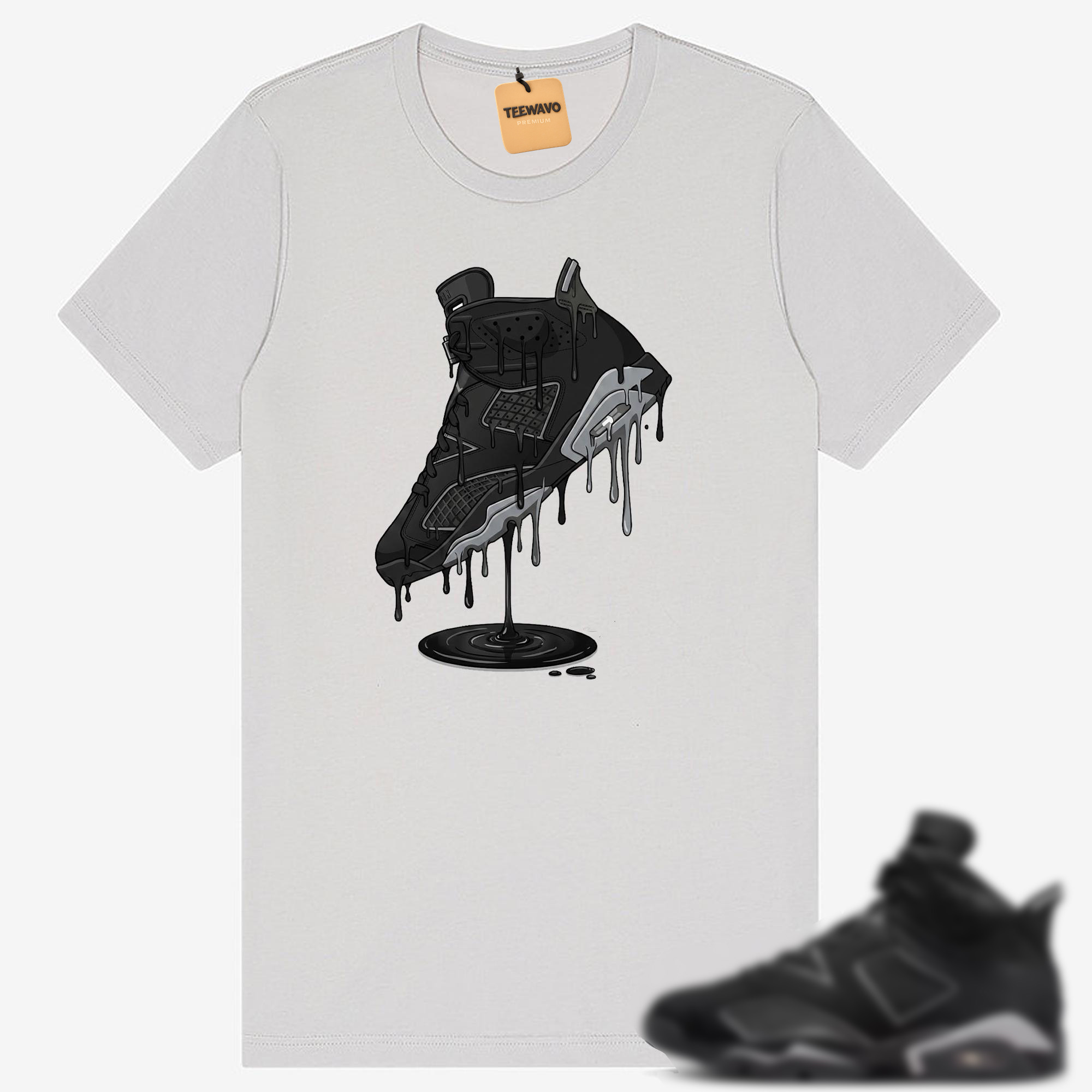 Dripping Shoe Shirt to Match AJ6 Cap and Gown – AJ6 Matching Graphic Tee – Cap & Gown 6s Shirt
