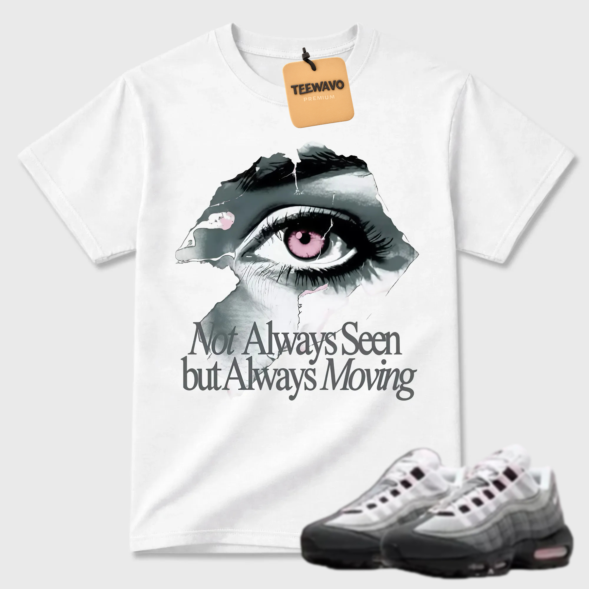 Classic 95 Pink Foam Shirt, AM95 Match Tee