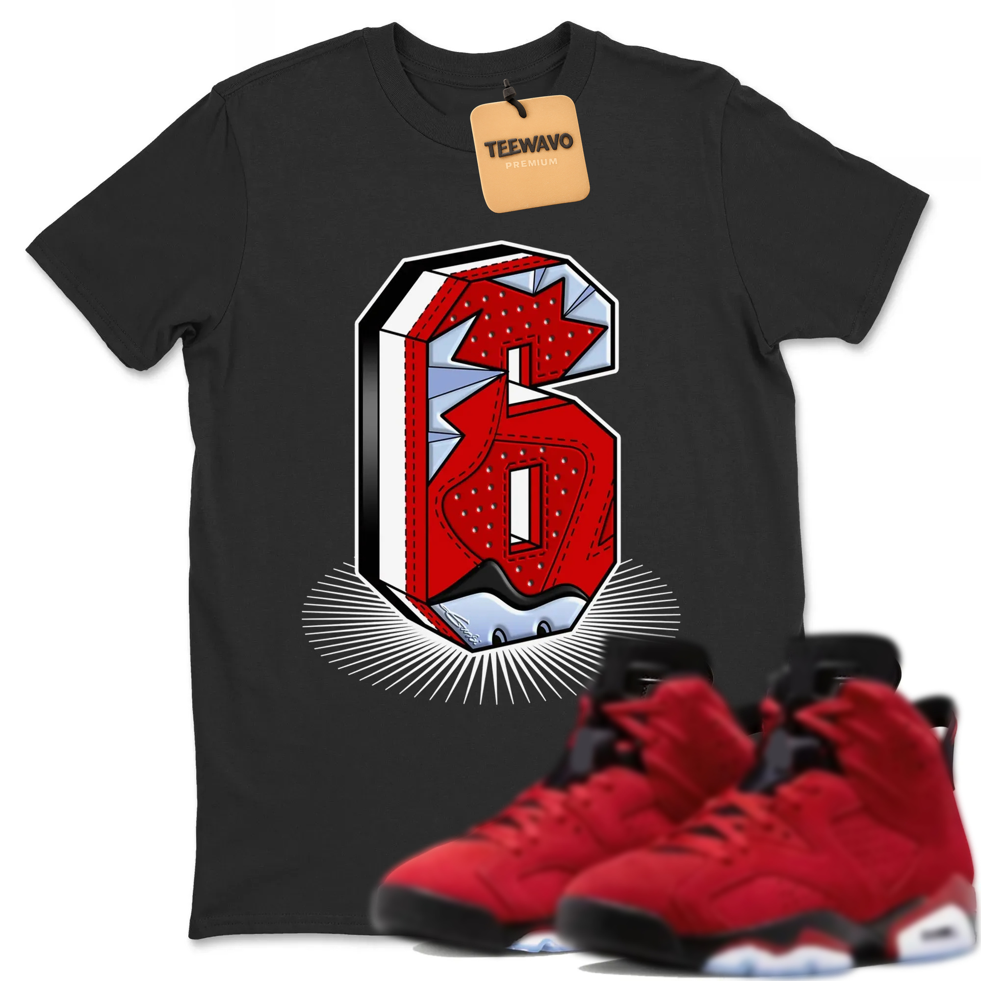 Number Statue Unisex Tops - AJD 6 Toro Bravo