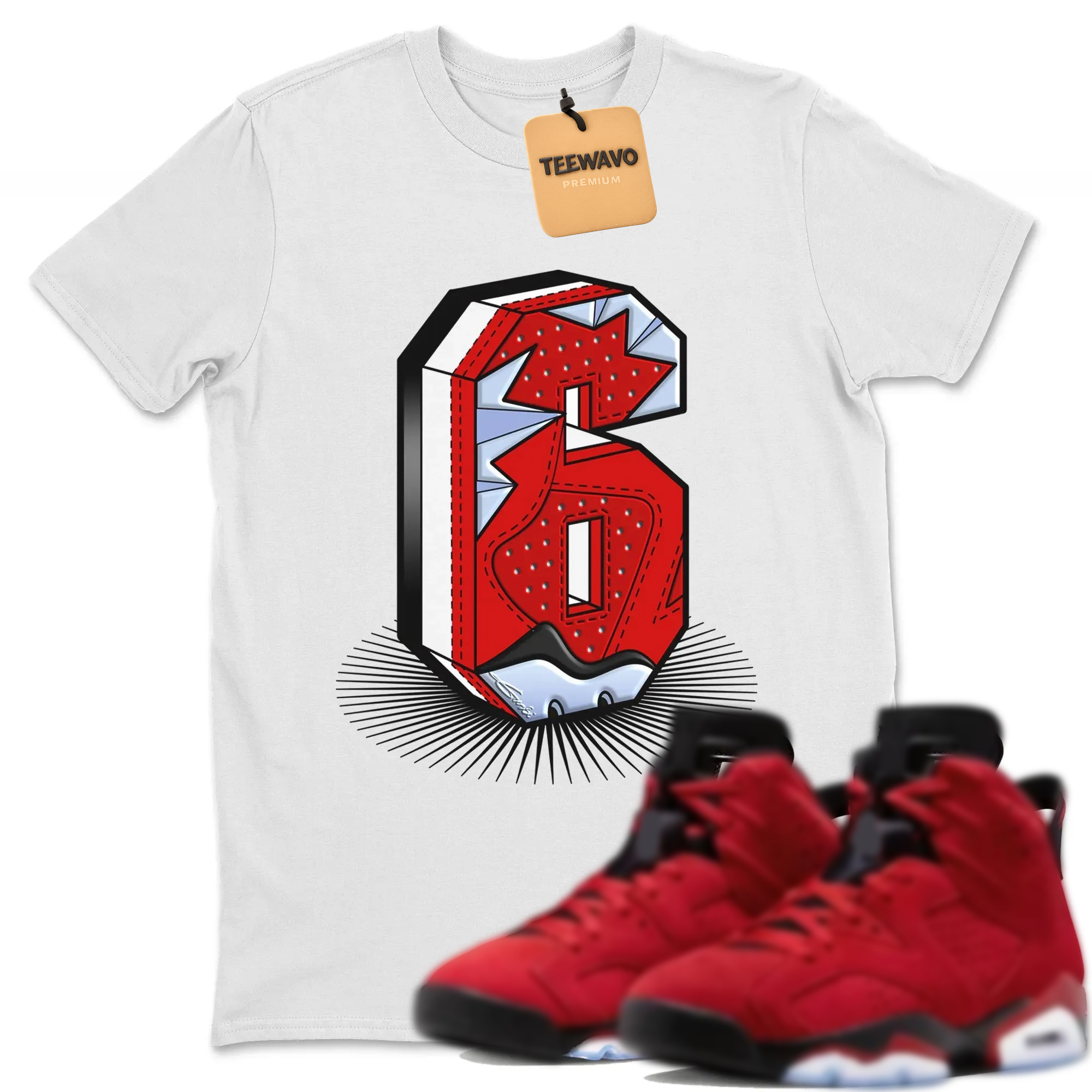 Number Statue Unisex Tops - AJD 6 Toro Bravo