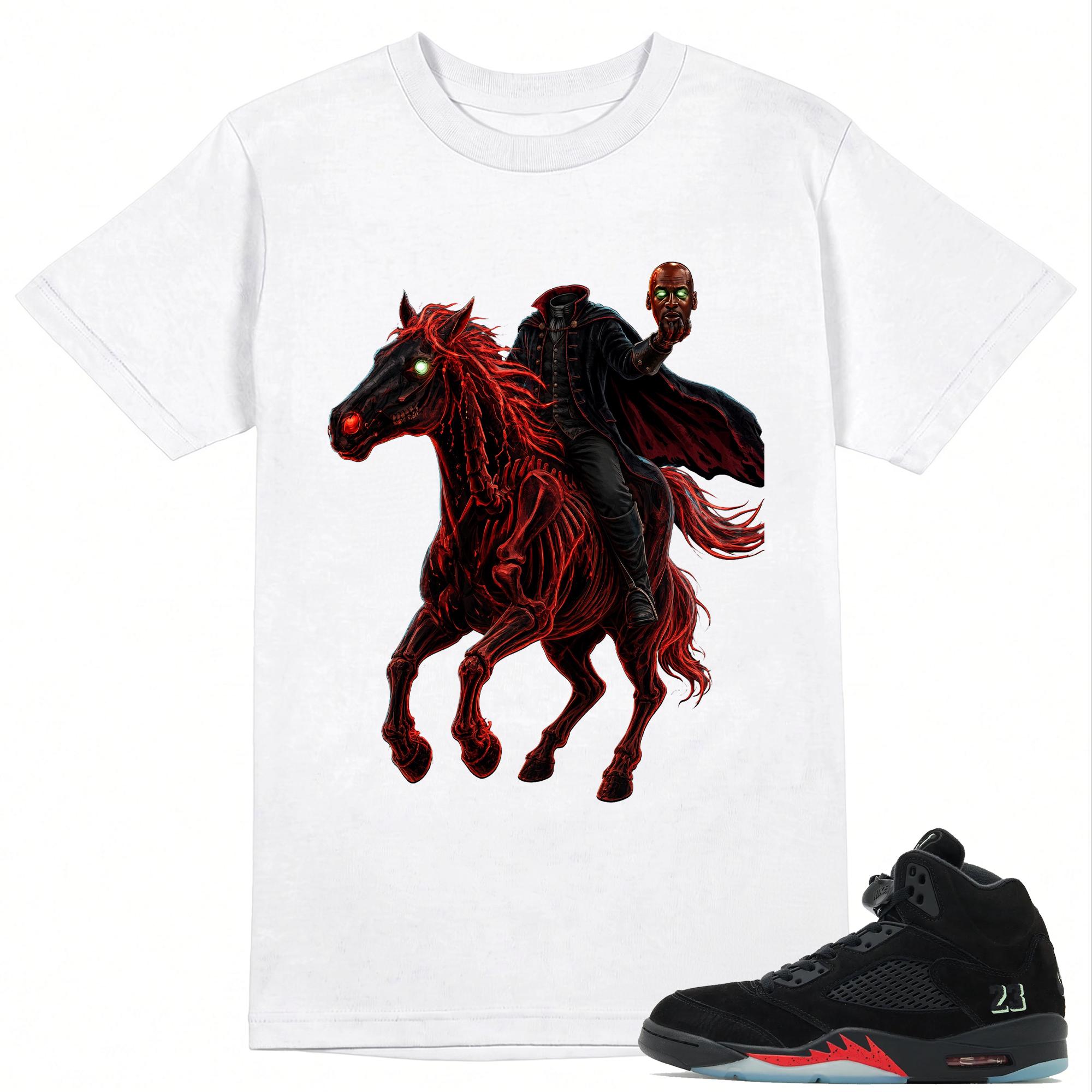 Headless Horseman Shirt to Match AJ 5 Halloween Sneaker