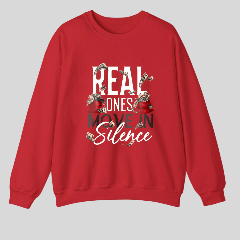 Real Ones Speak In Silence tshirt 100% cotton