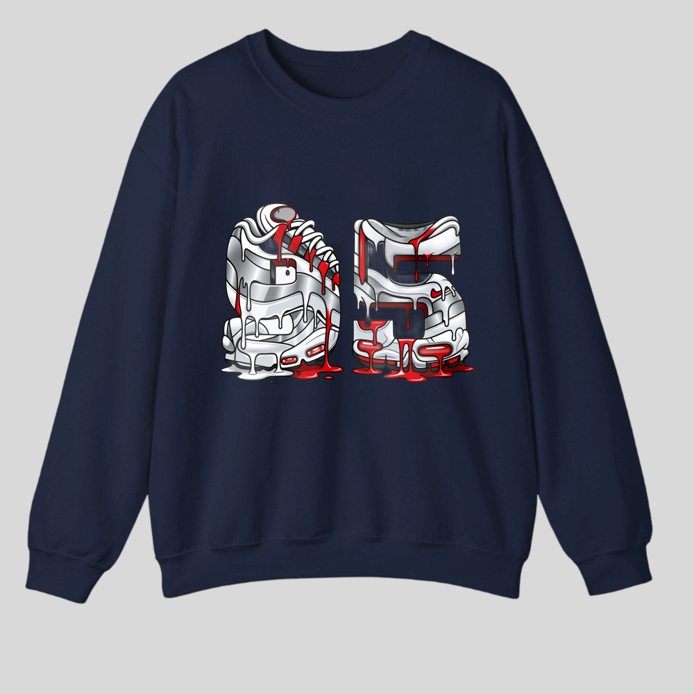 Sneaker Design With Red And White Details tshirt 100% cotton