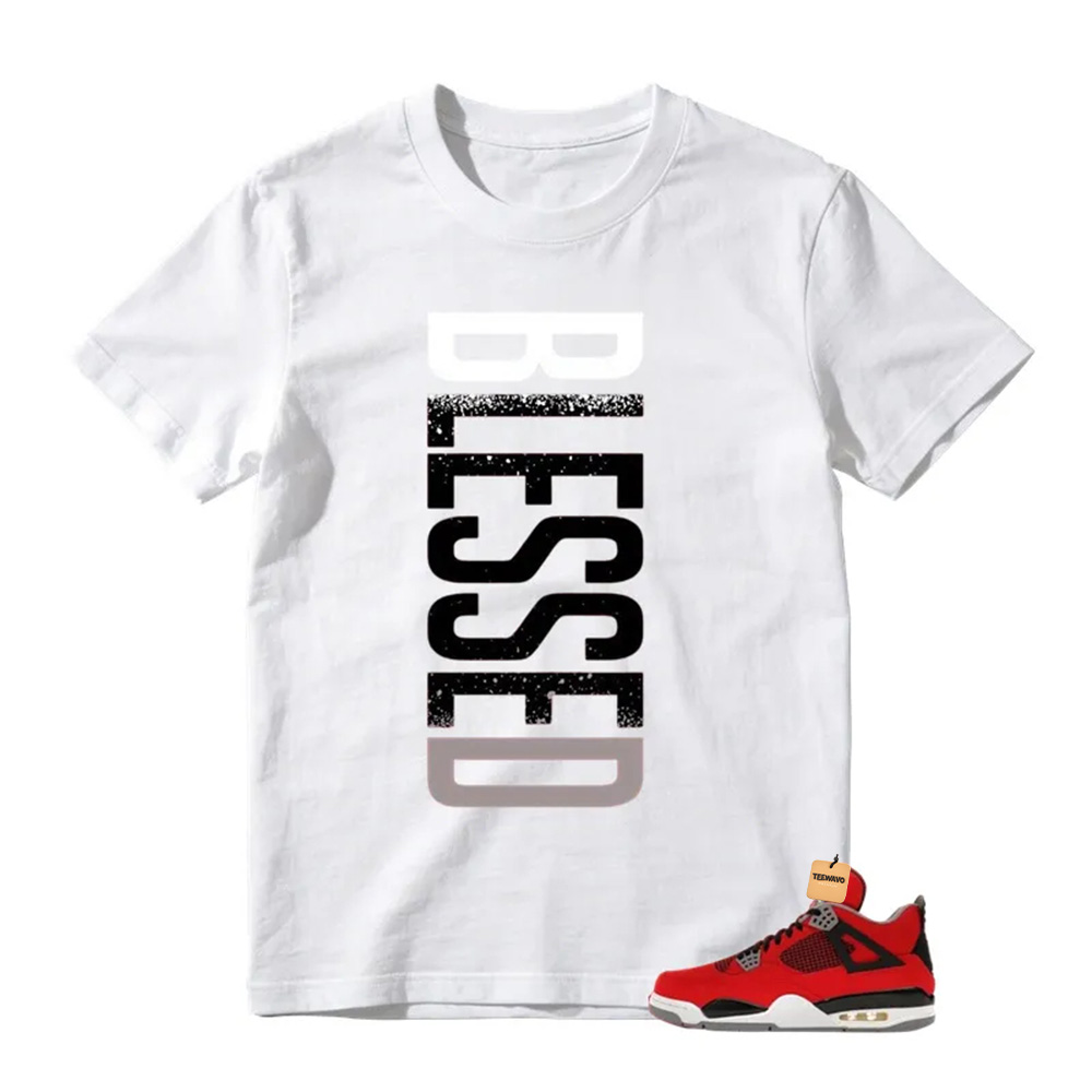4 Toro Bravo Fire Red White Black Cement Grey 2026 T Shirt Match VERTBLS