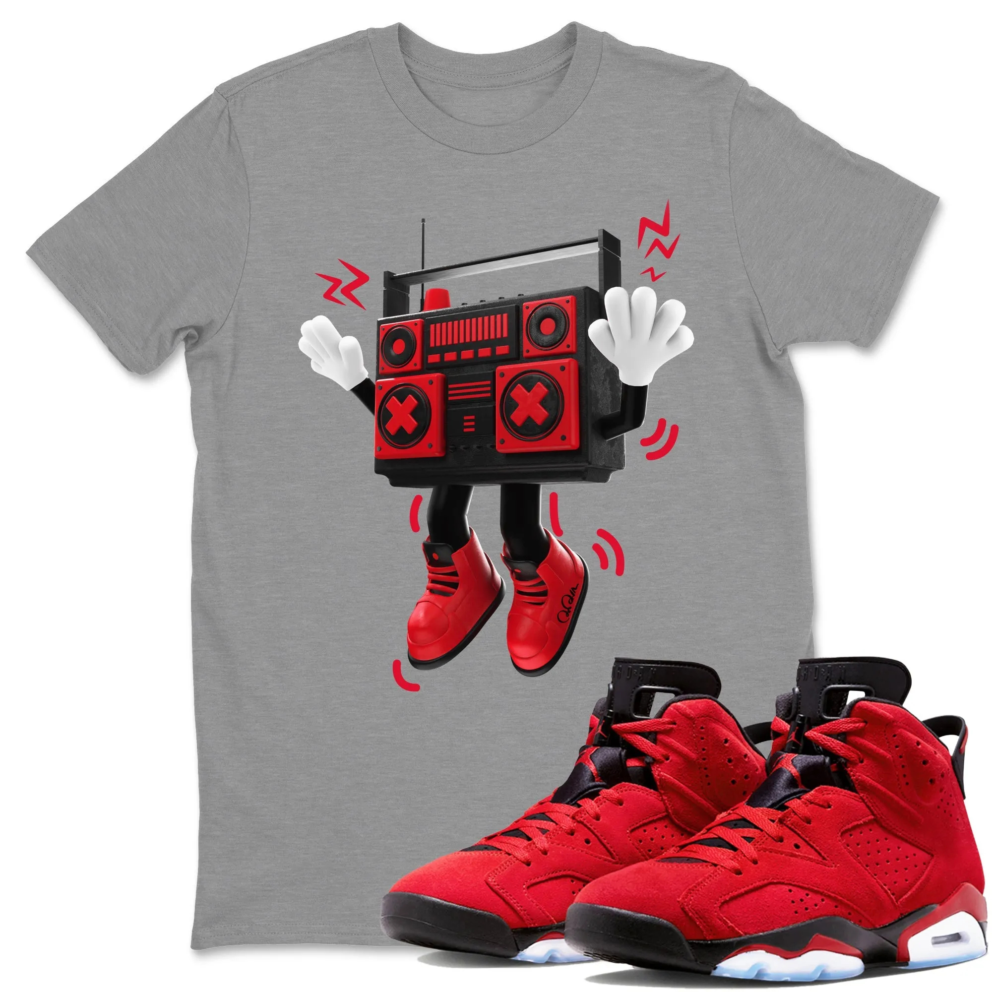 90s Radio Boy Unisex Tops - Air Jordan 6 Toro Bravo