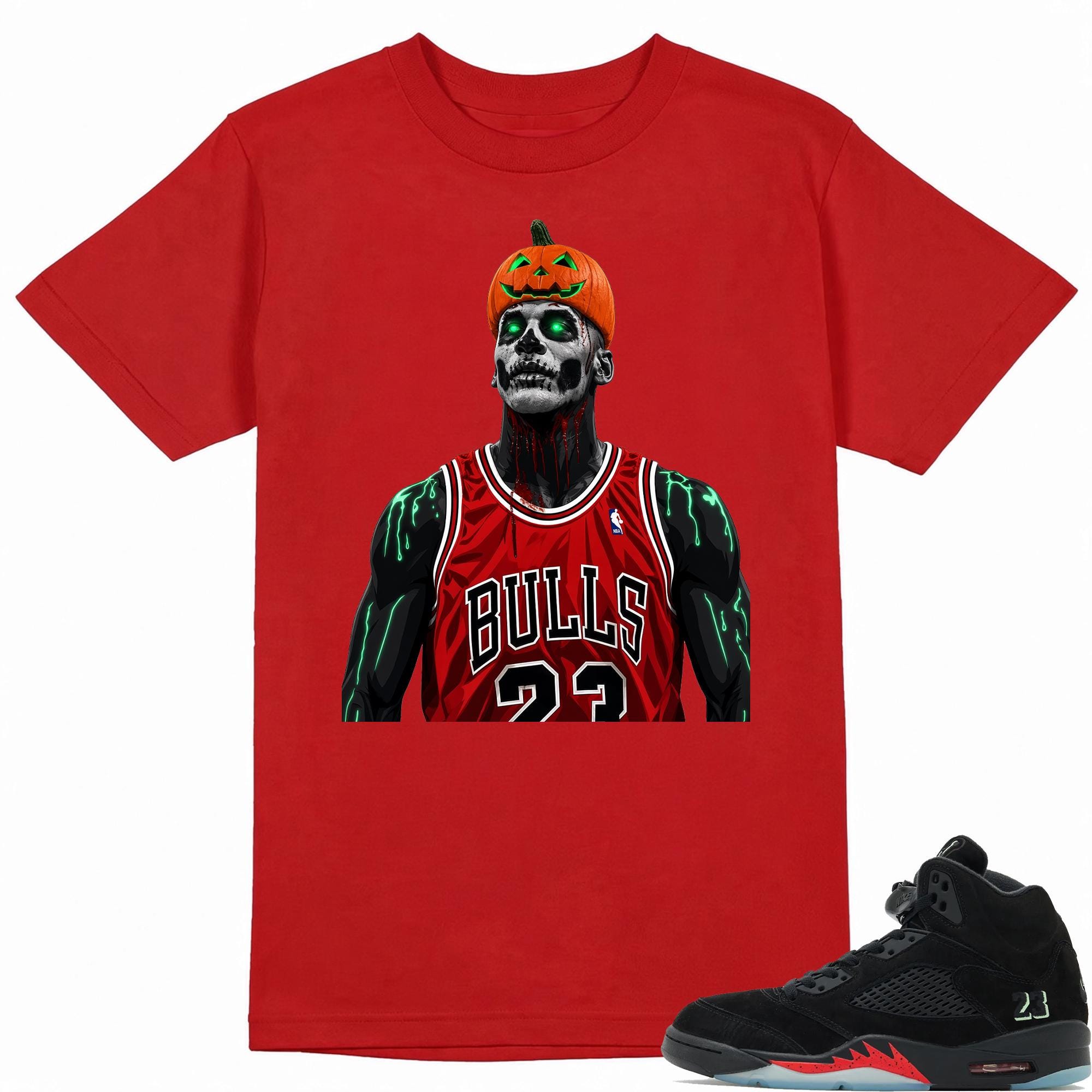Player Shirt to Match A.J 5 Halloween Sneaker