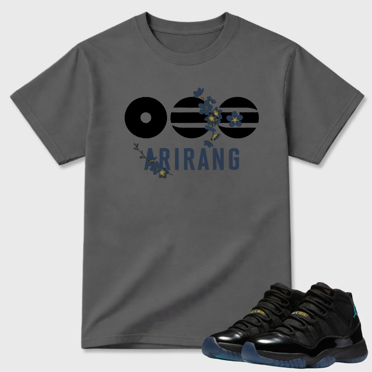 Arirang Cherry Blossom Air Jordan 11 Minimal Tee