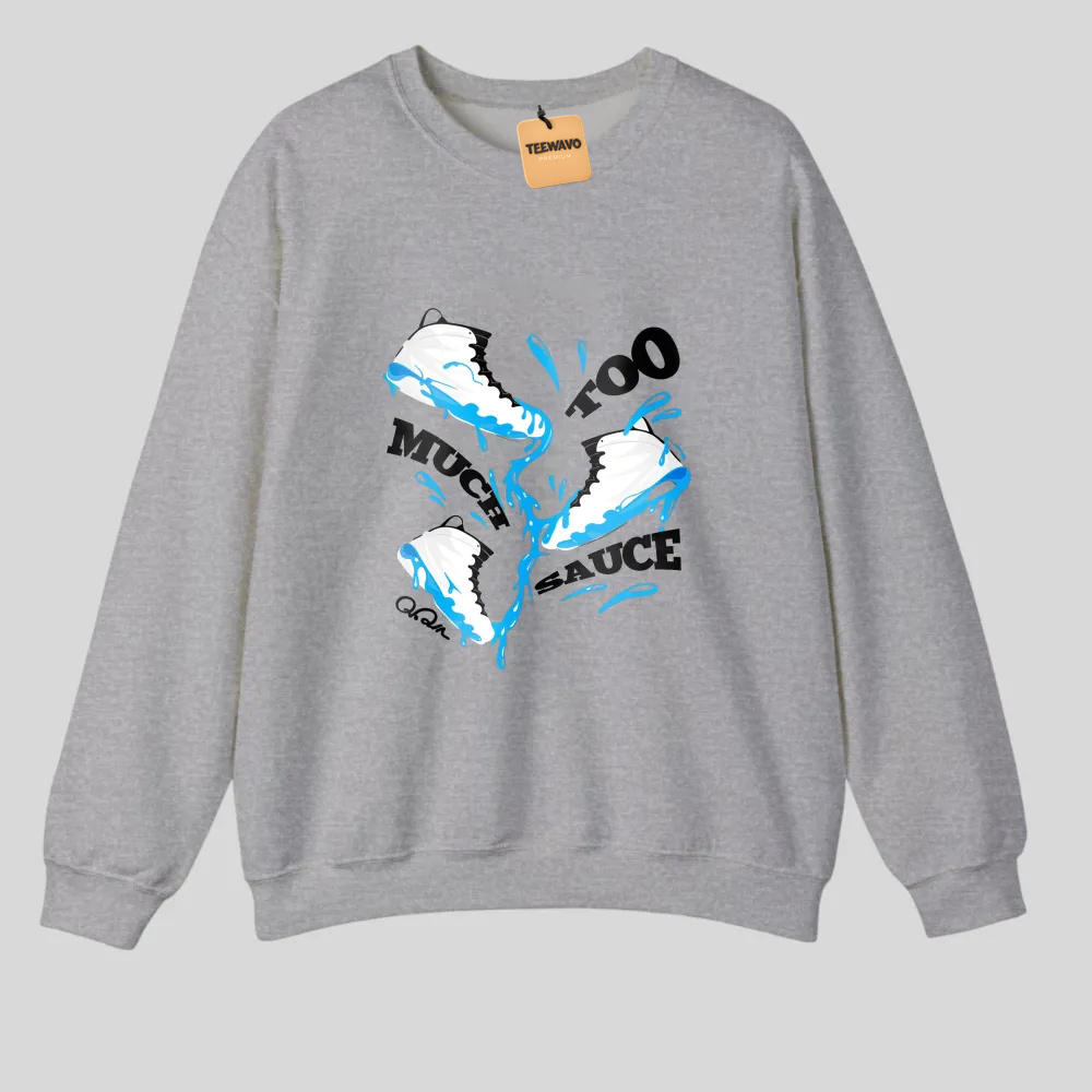 Blue Clouds And Water Splash Design tshirt 100% cotton