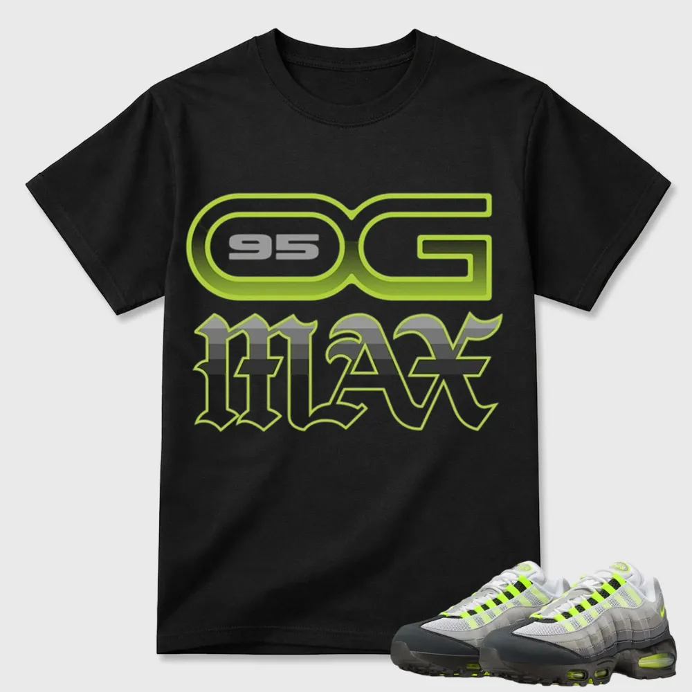 Air Max 95 OG Neon Matching Tee  OG Neon 95 Shirt