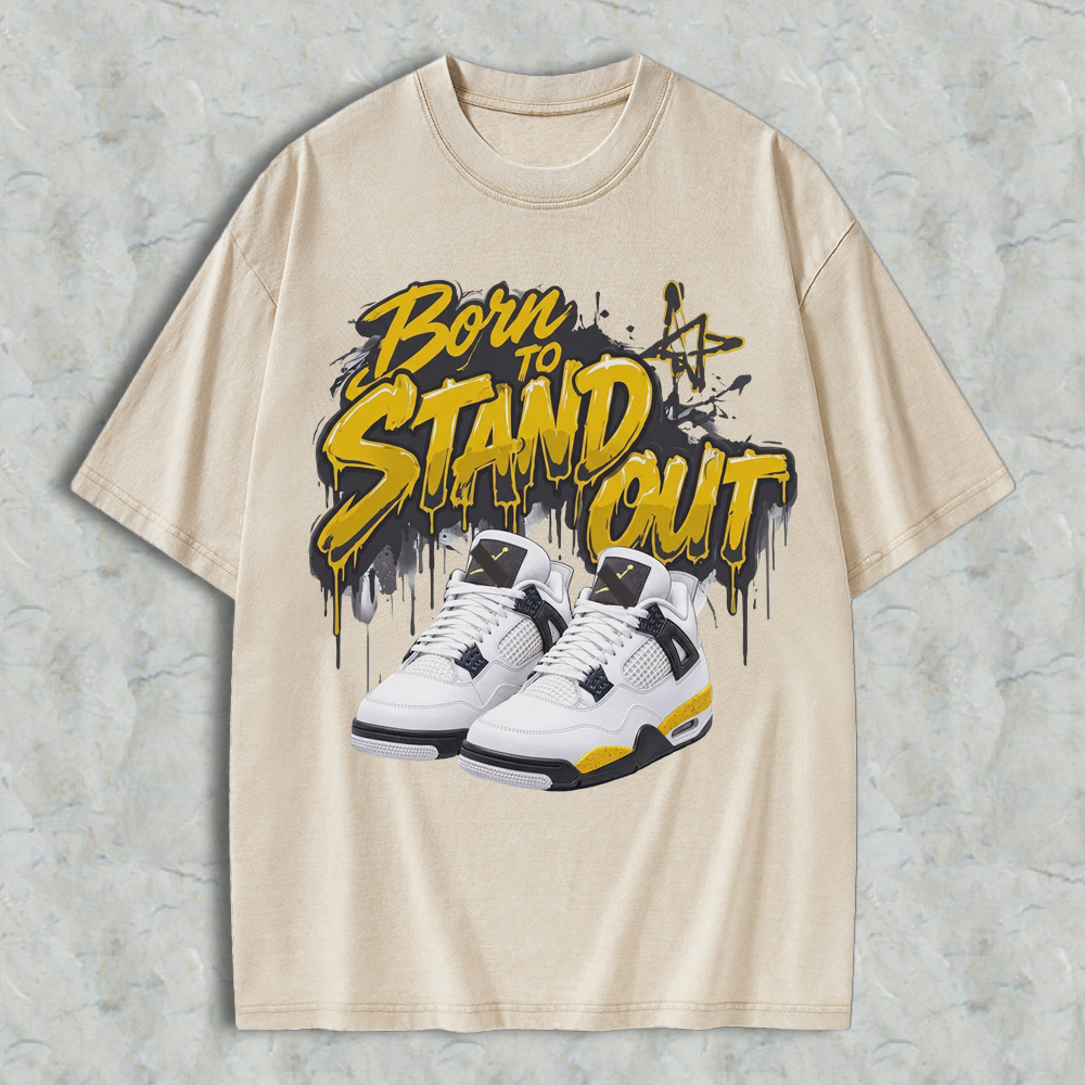 STAND OUT Graphic Washed T-shirt