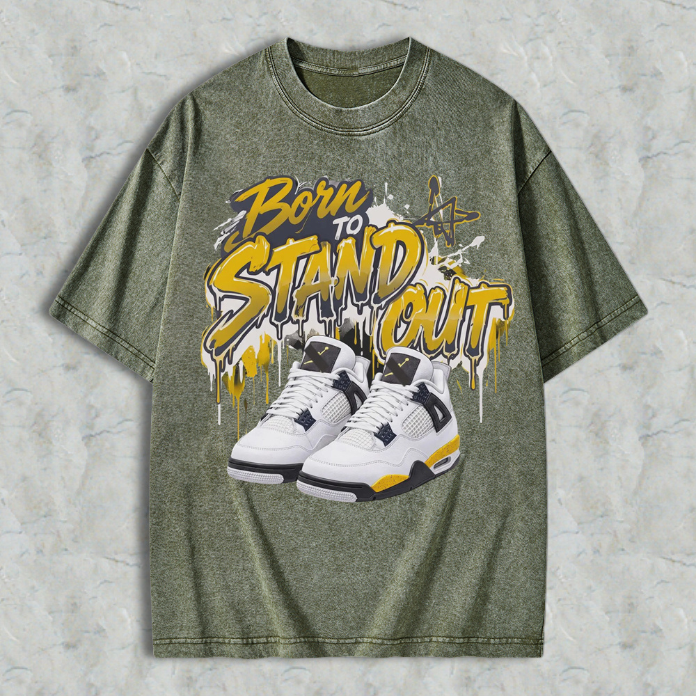 STAND OUT Graphic Washed T-shirt
