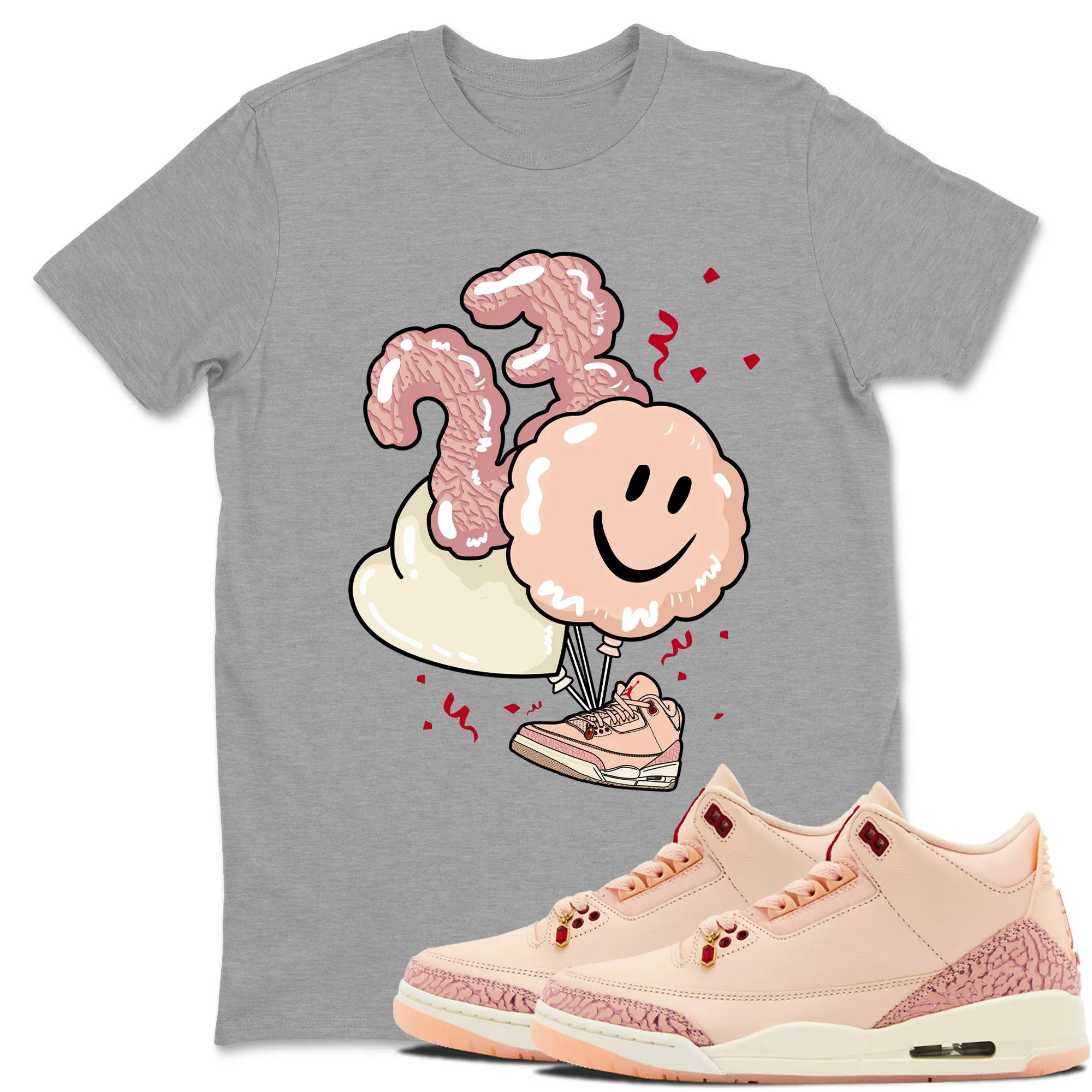 Balloon TEEWAVO Sneaker Tees - Air Jordan 3 Valentines Day