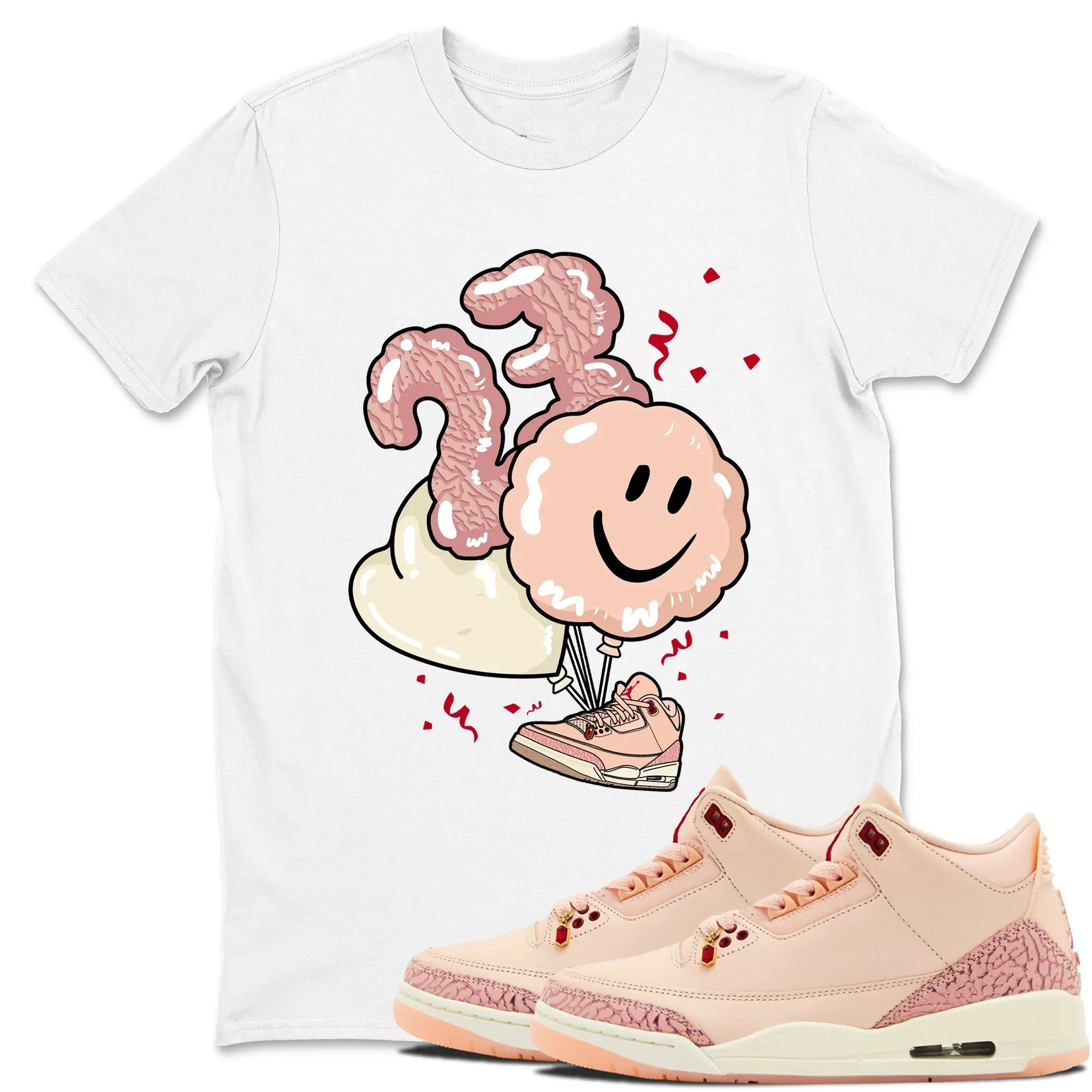 Balloon TEEWAVO Sneaker Tees - Air Jordan 3 Valentines Day