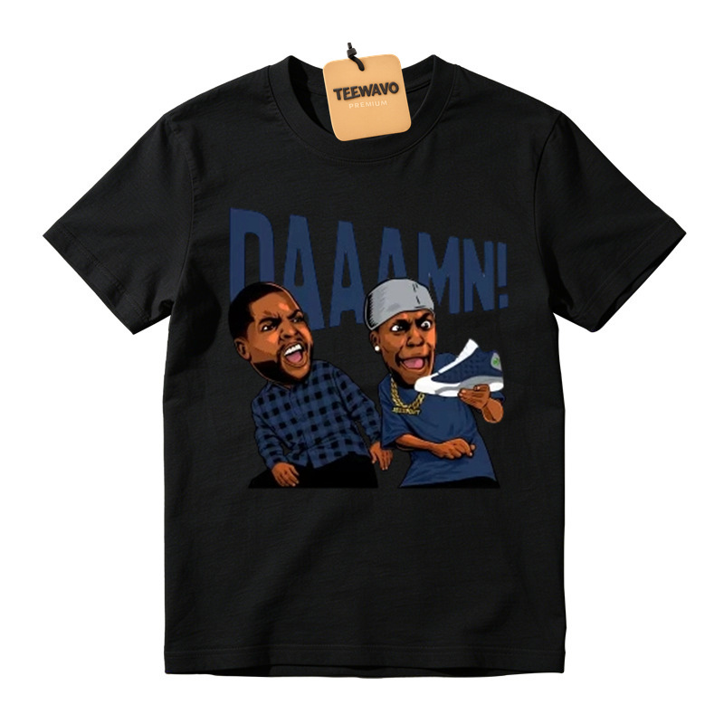 13s Flint Shirt, AJ 13 Flint 2026 Match Tee, Match DAAAMN White Shirt