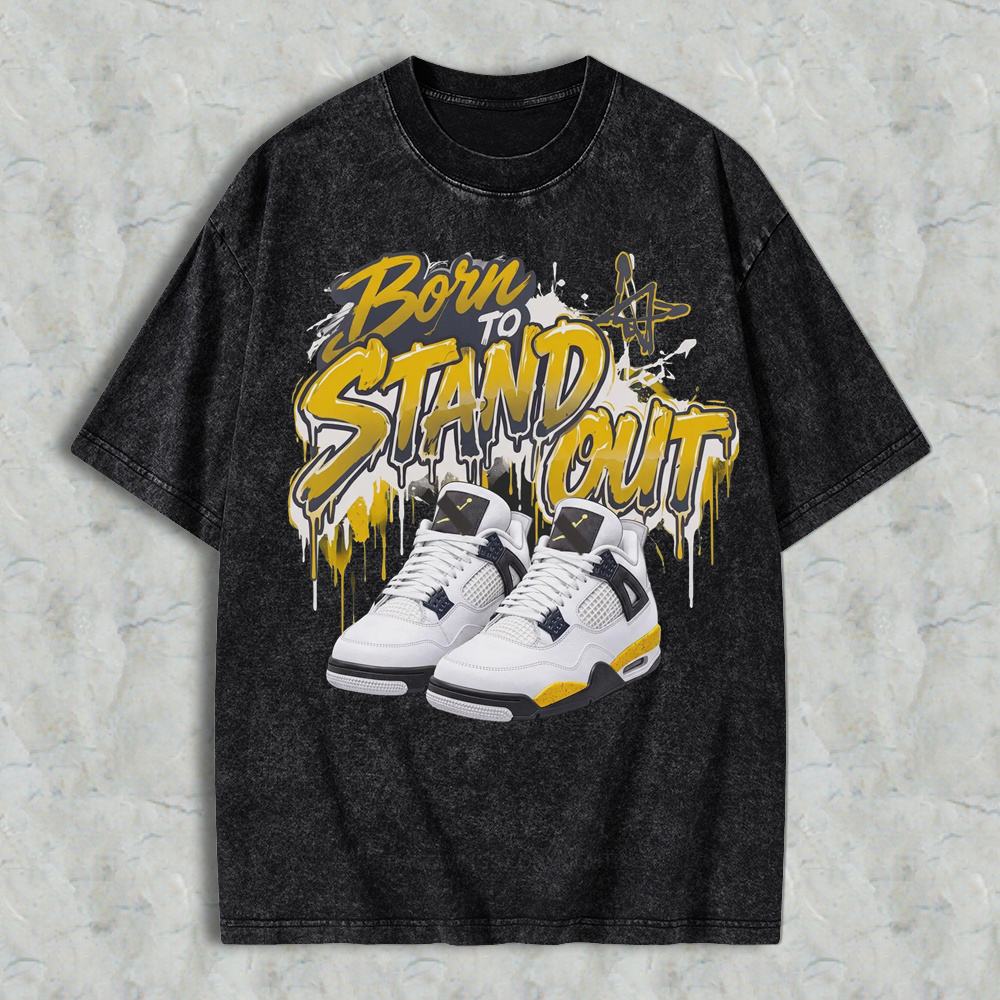 STAND OUT Graphic Washed T-shirt
