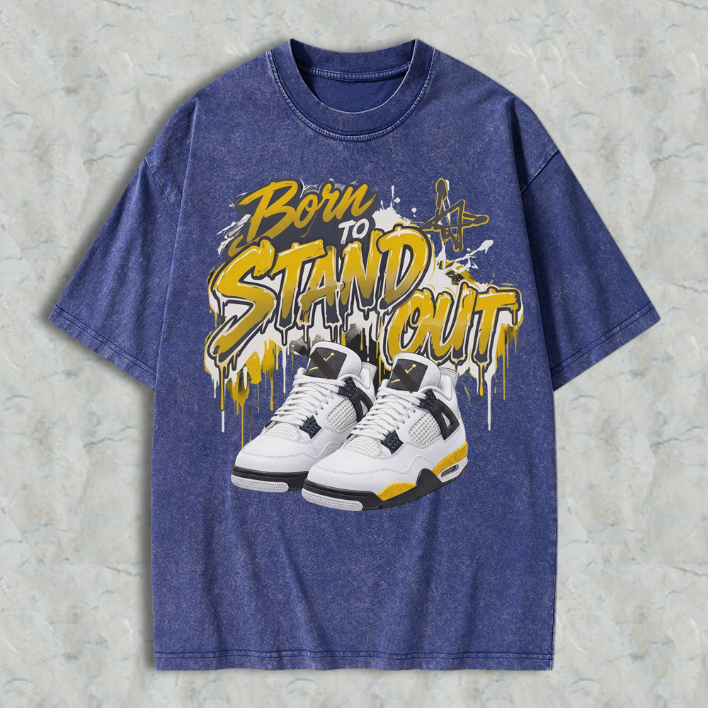 STAND OUT Graphic Washed T-shirt