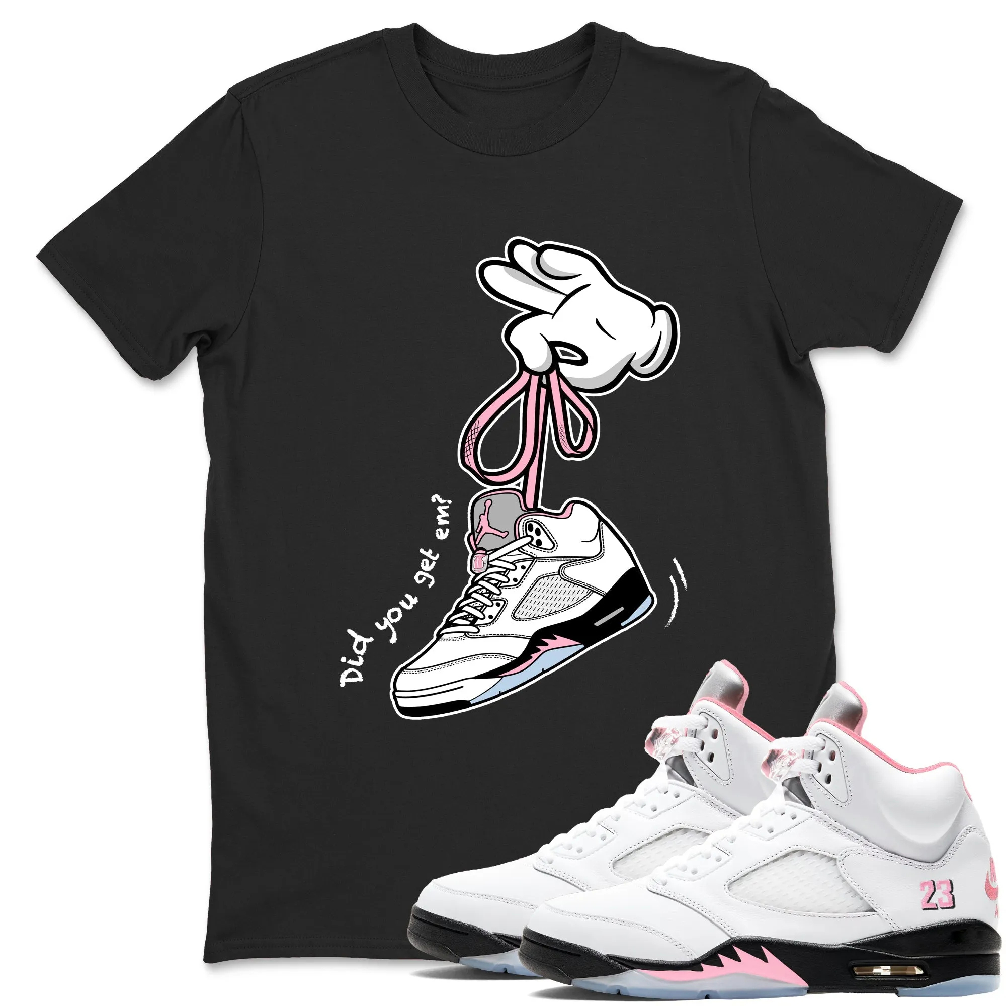 Cartoon Hands Sneaker Tees - Air Jordan 5 35th Anniversary