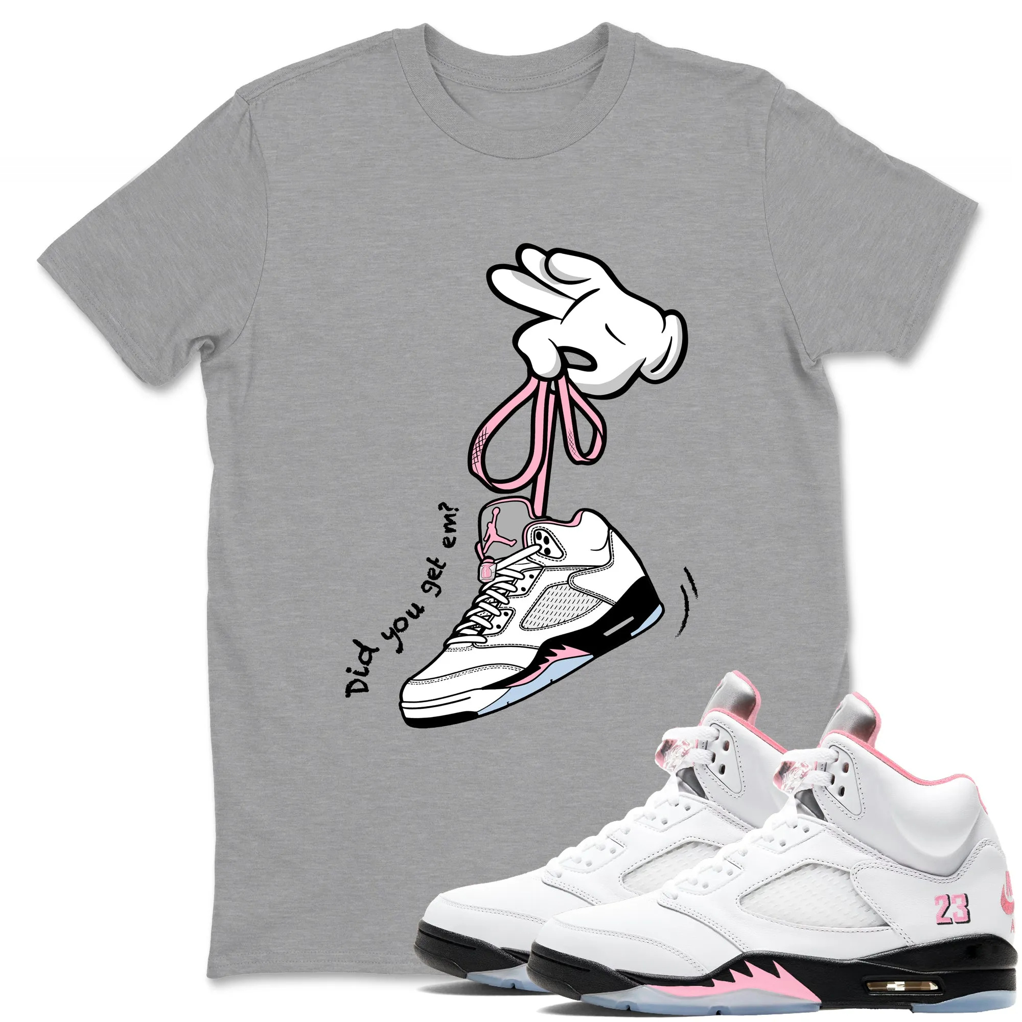 Cartoon Hands Sneaker Tees - Air Jordan 5 35th Anniversary