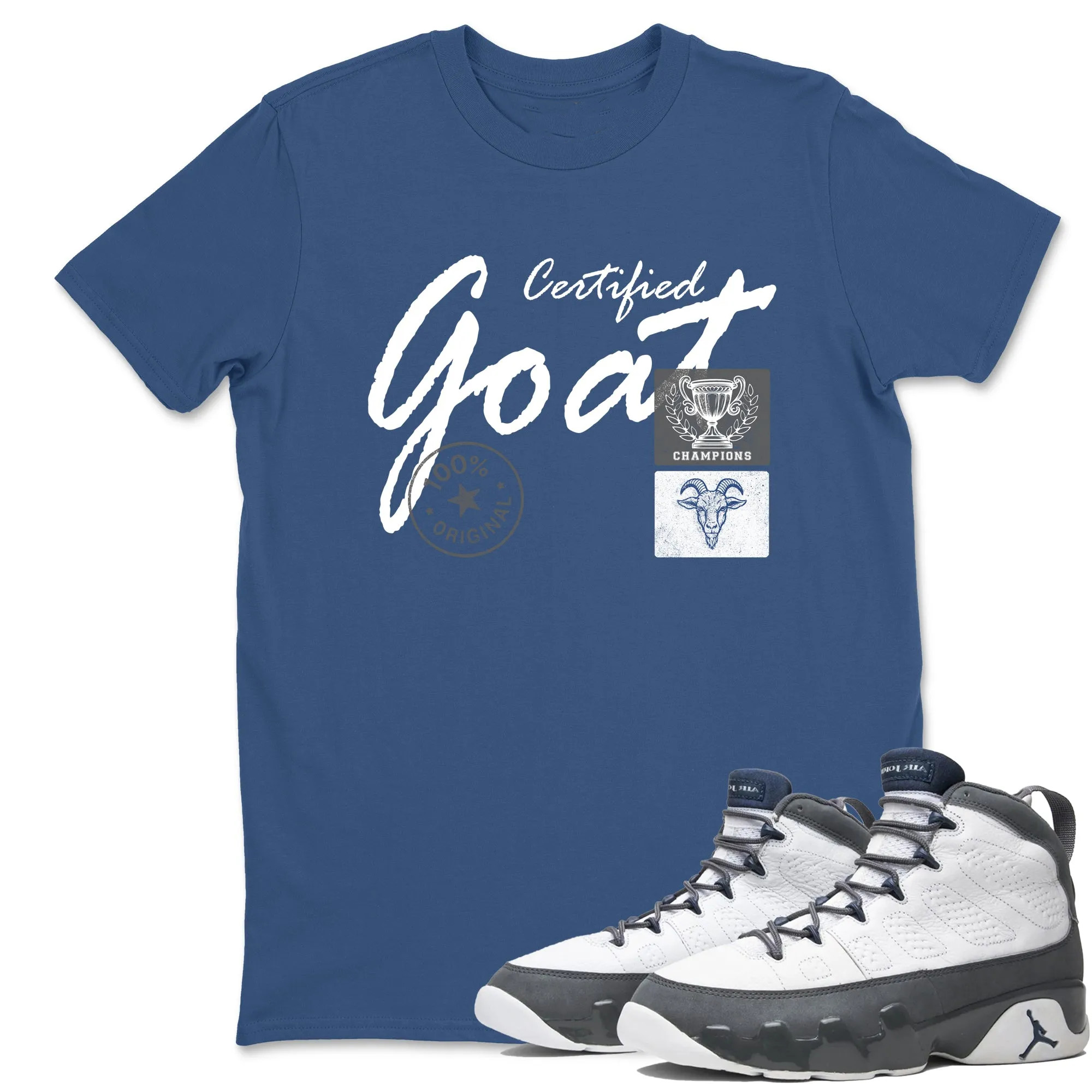 Certified Goat Sneaker Tees - Air Jordan 9 Flint Grey