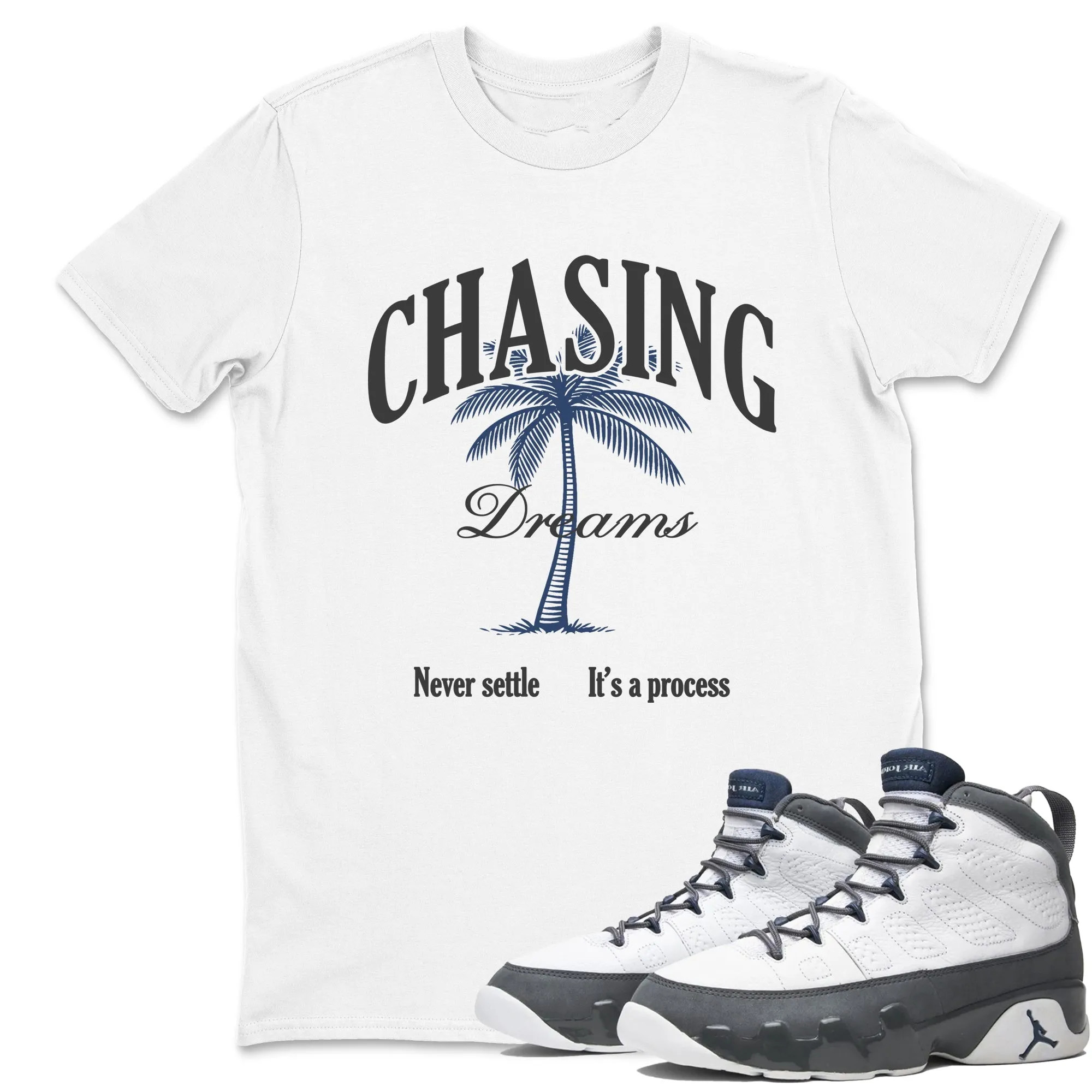 Chasing Dreams Sneaker Tees - Air Jordan 9 Flint Grey