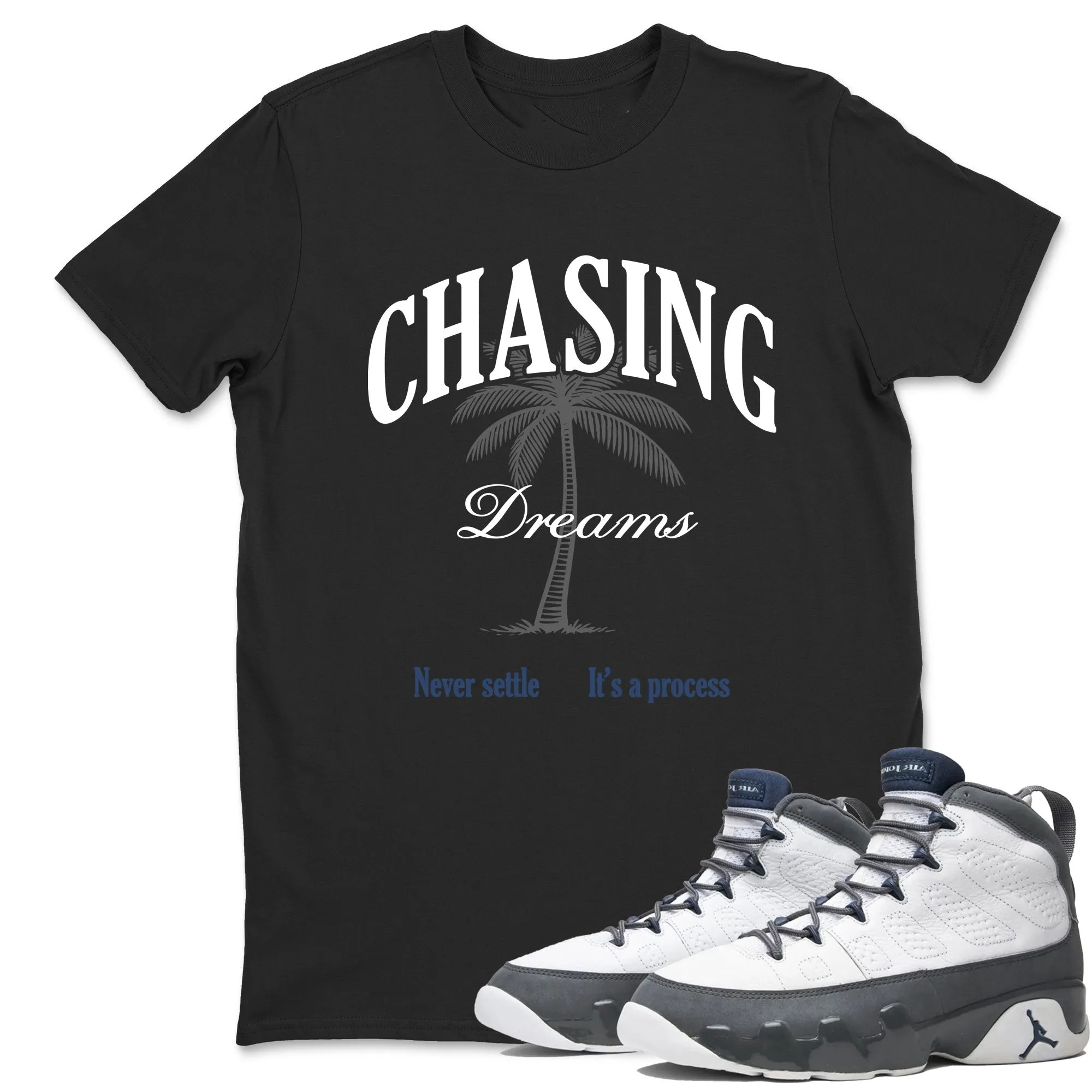 Chasing Dreams Sneaker Tees - Air Jordan 9 Flint Grey