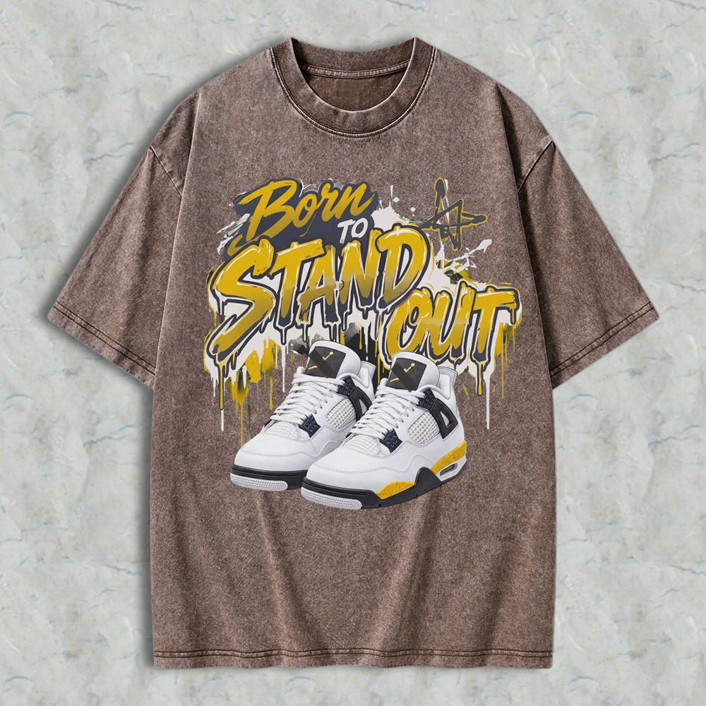 STAND OUT Graphic Washed T-shirt