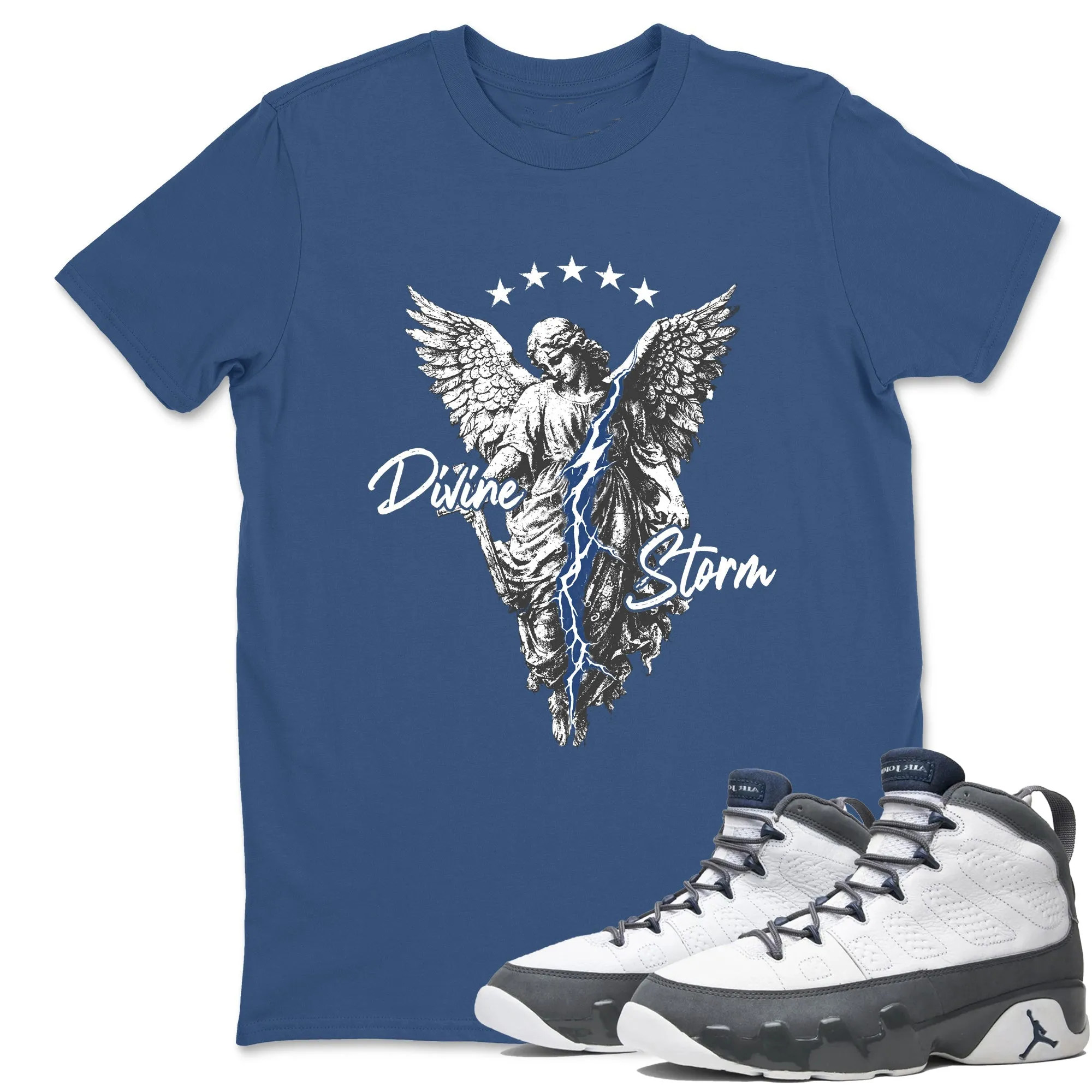 Divine Storm Sneaker Tees - Air Jordan 9 Flint Grey