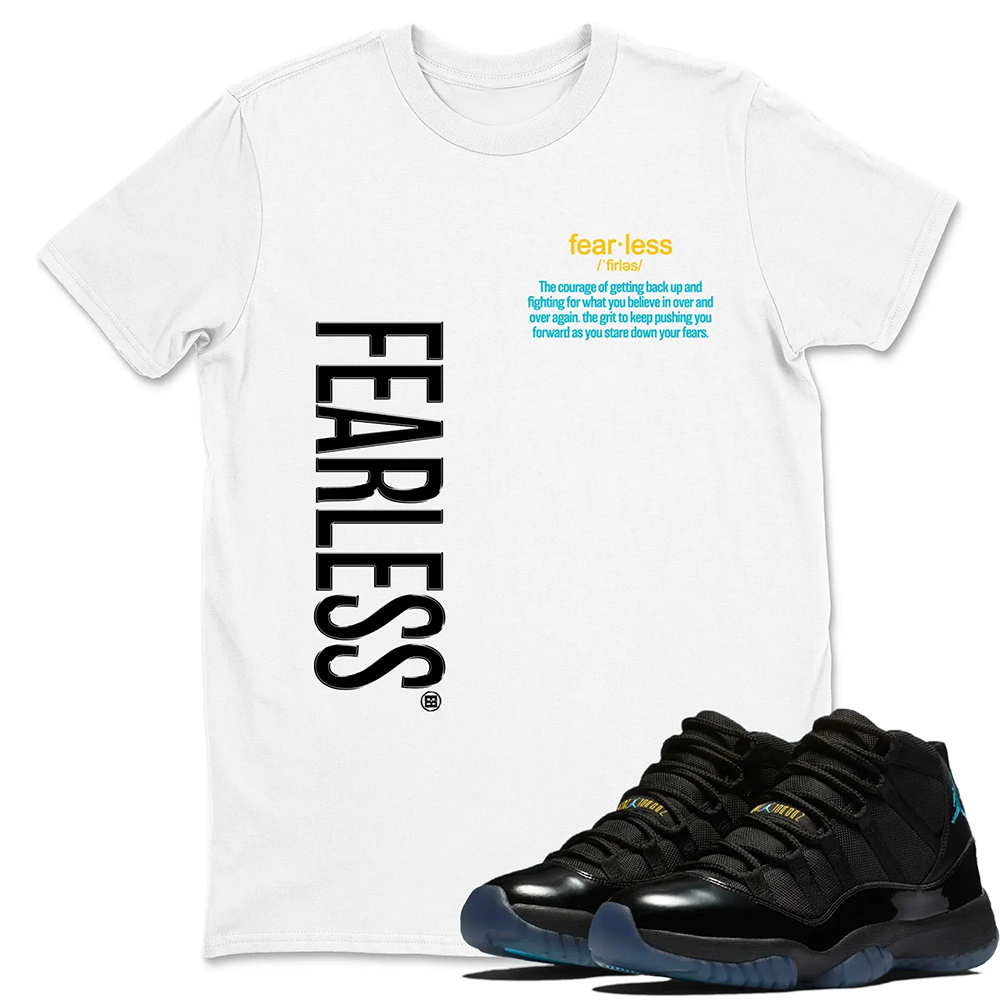 Fearless Definition TEEWAVO Sneaker Tees - Air Jordan 11 Gamma
