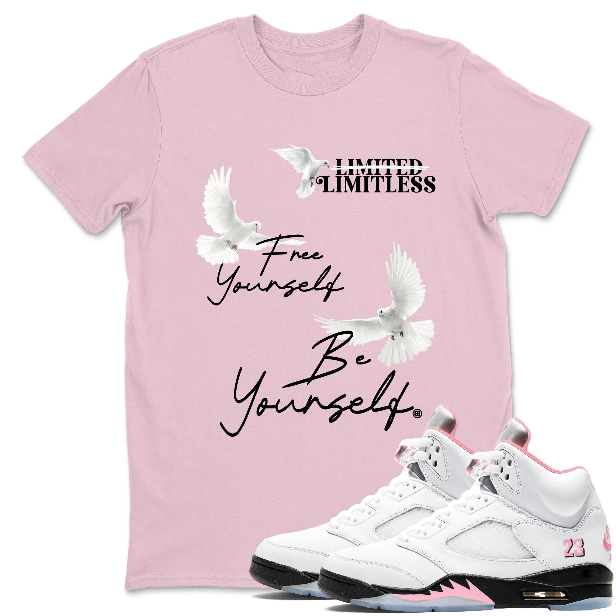 Free Yourself Be Yourself Sneaker Tees - Air Jordan 5 35th Anniversary
