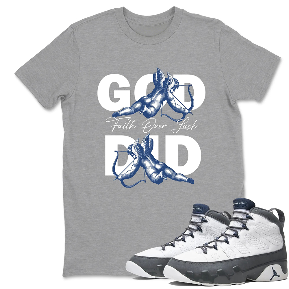 God Did Sneaker Tees - Air Jordan 9 Flint Grey