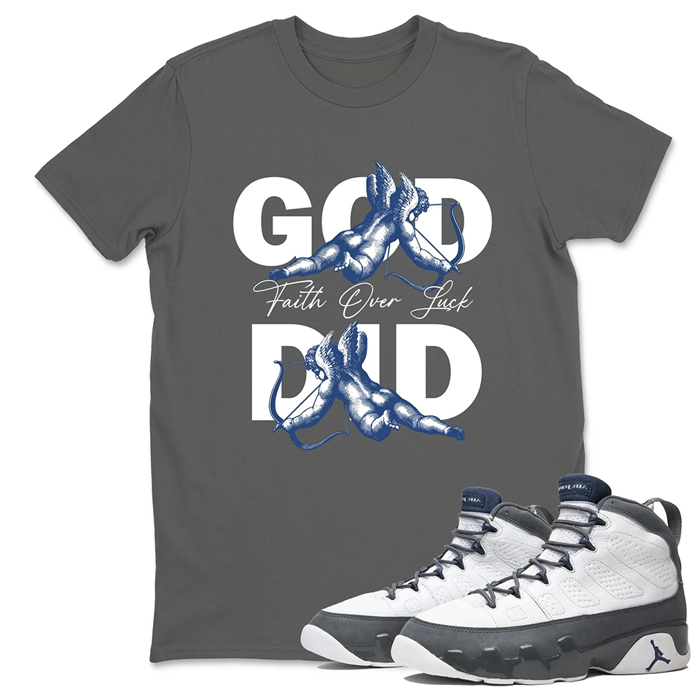 God Did Sneaker Tees - Air Jordan 9 Flint Grey