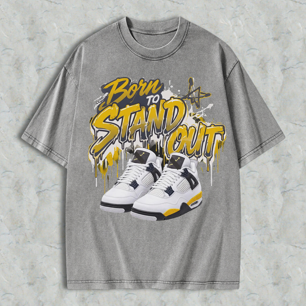 STAND OUT Graphic Washed T-shirt