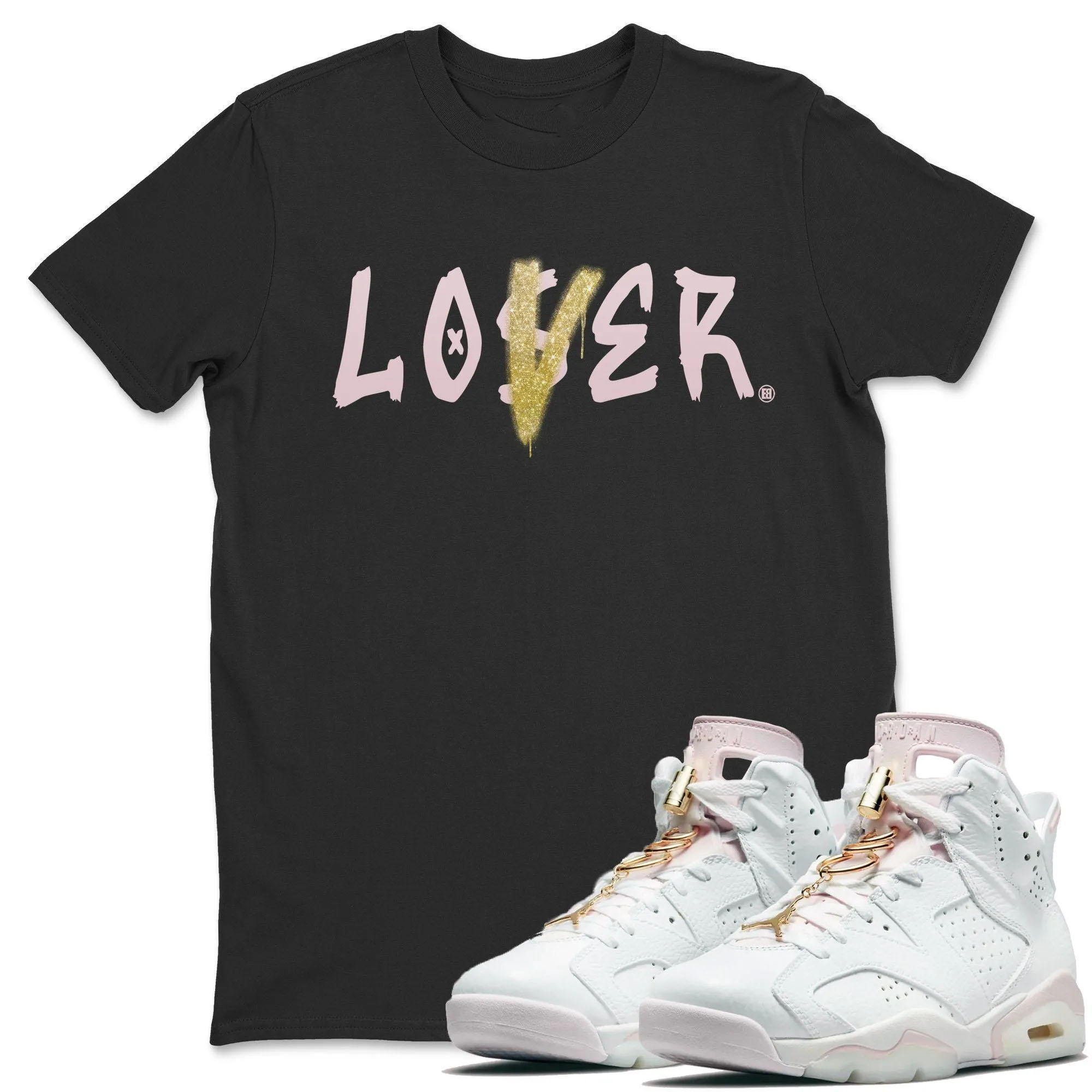 Loser Lover Unisex Tops - Air Jordan 6 Gold Hoops