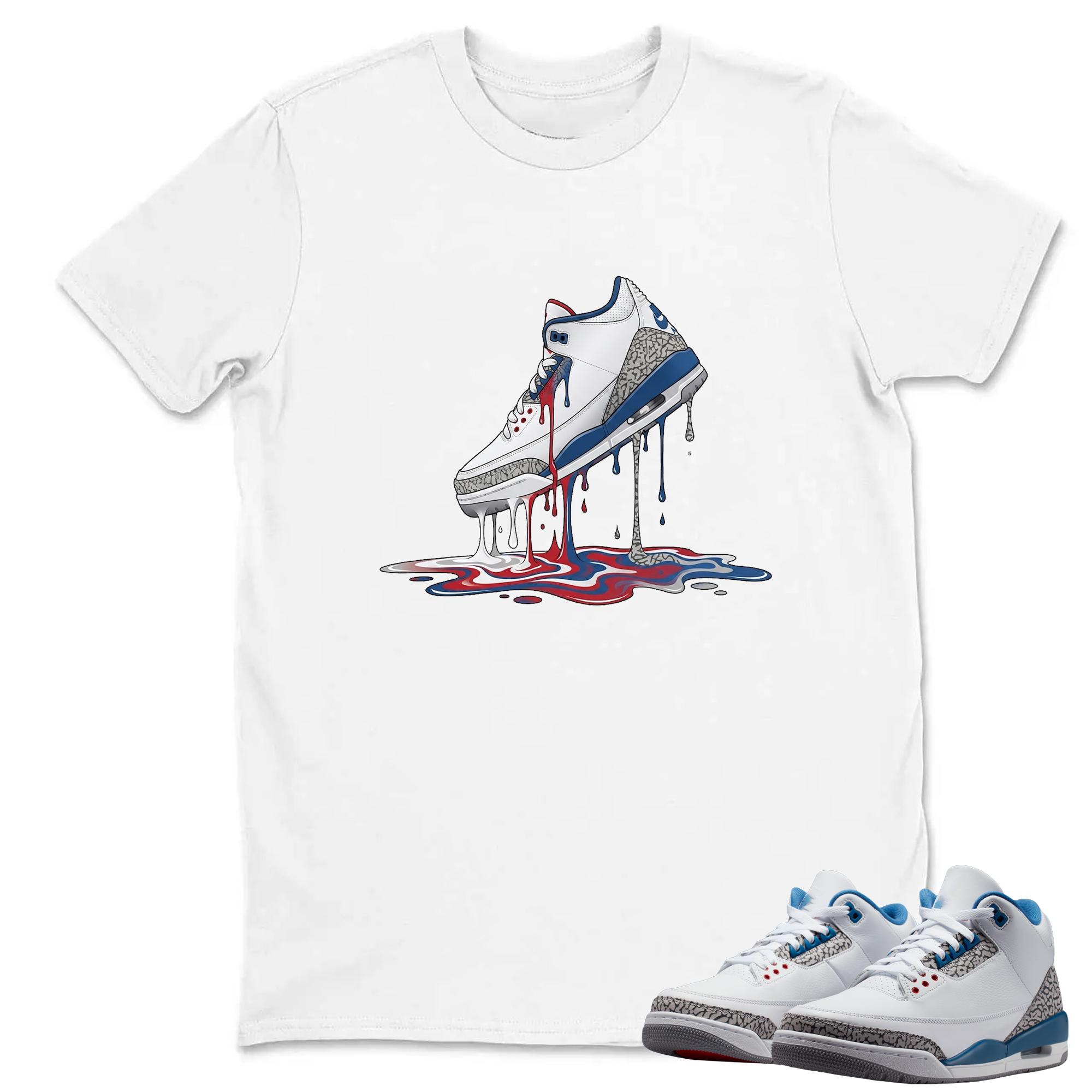 Dripping Shoe Shirt to Match AJ 3 True Blue