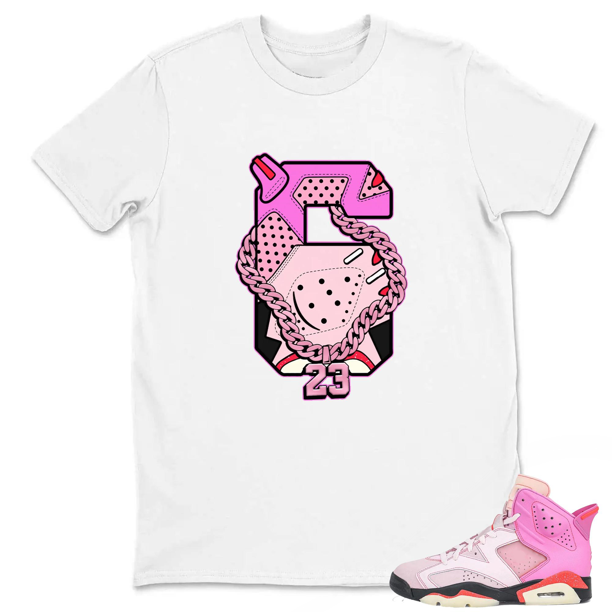 Number 6 Graphic Tee,Shirt to Match AJ 6 Awake Playful Pink Sneaker