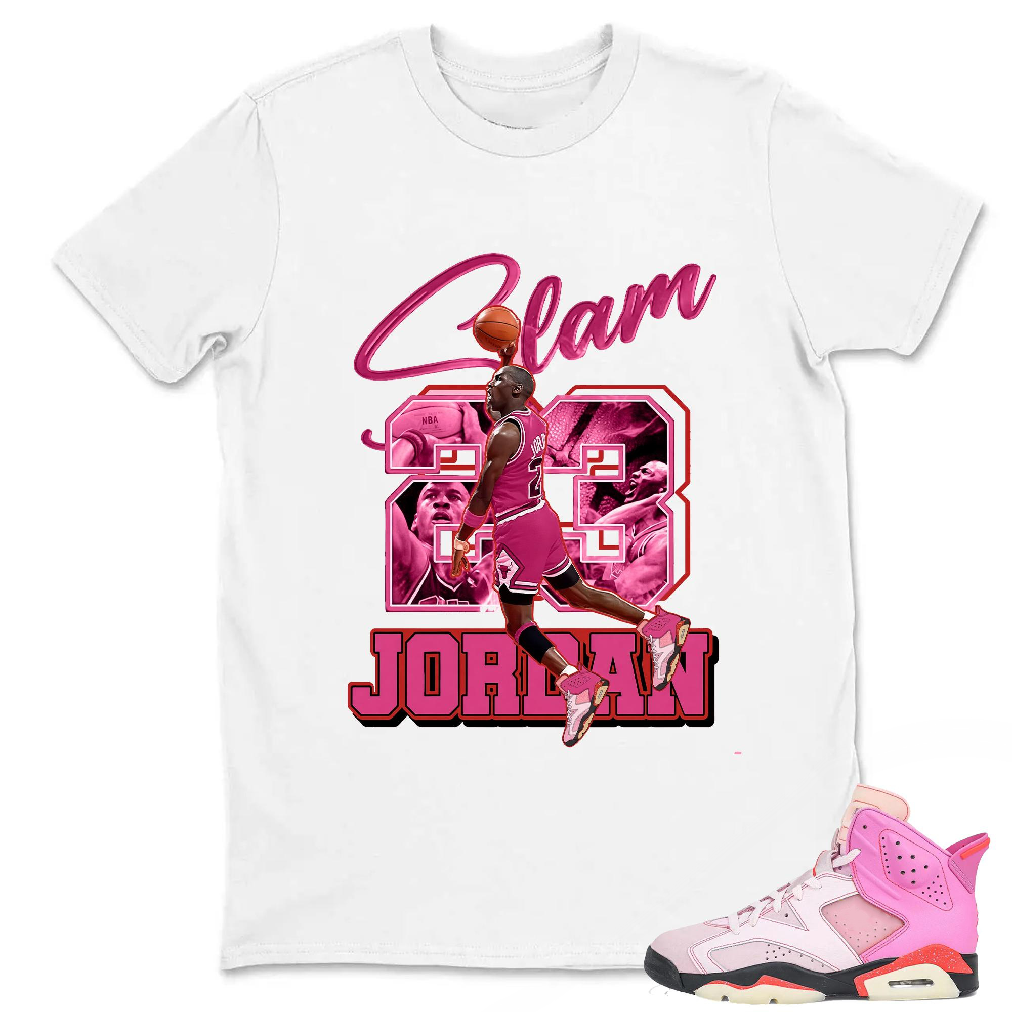 Basketball Player Shirt to Match AJ 6 Awake Playful Pink Sneaker