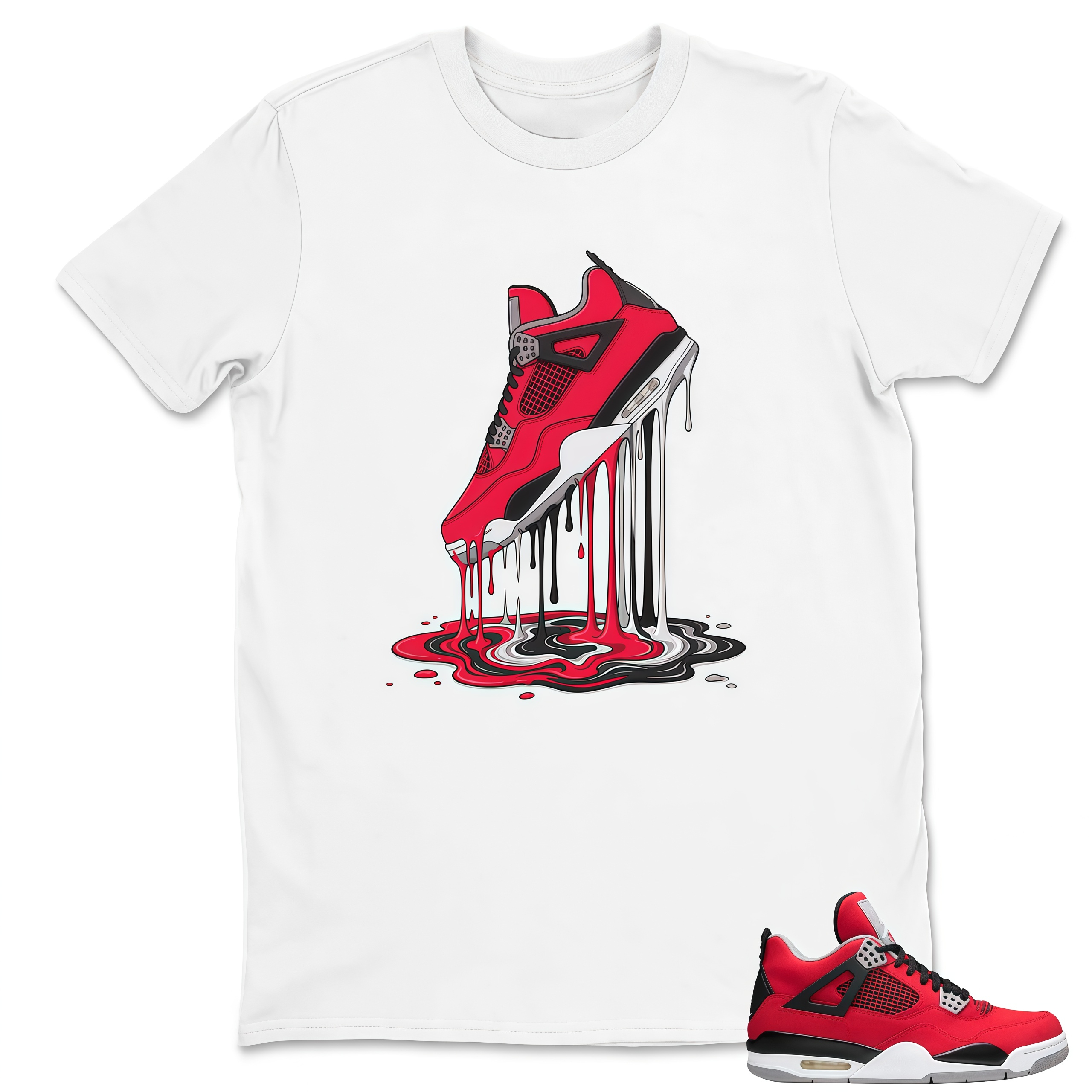 Dripping Shoe Shirt to Match AJ 4 Retro Toro Bravo 2026