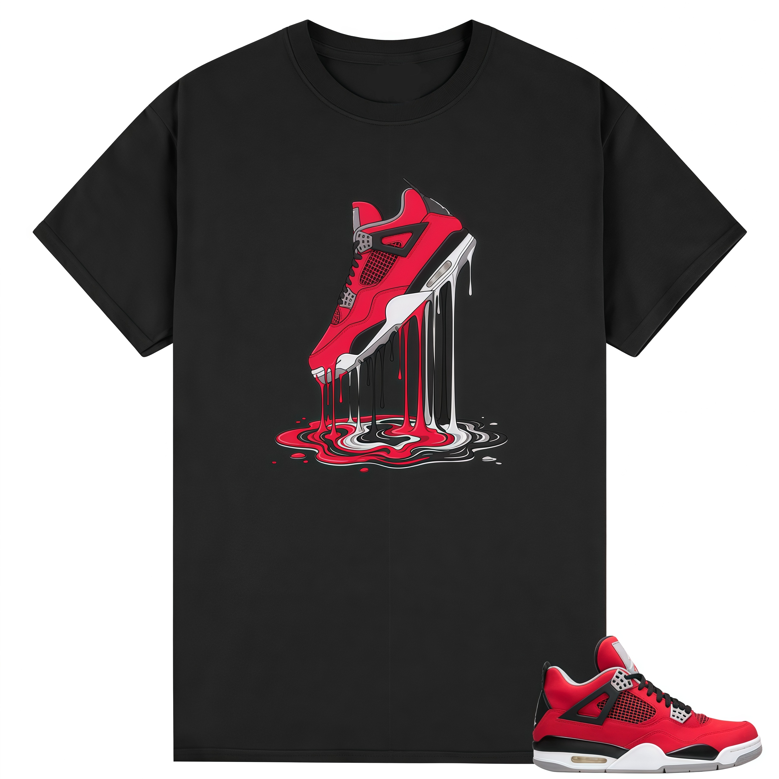 Dripping Shoe Shirt to Match AJ 4 Retro Toro Bravo 2026